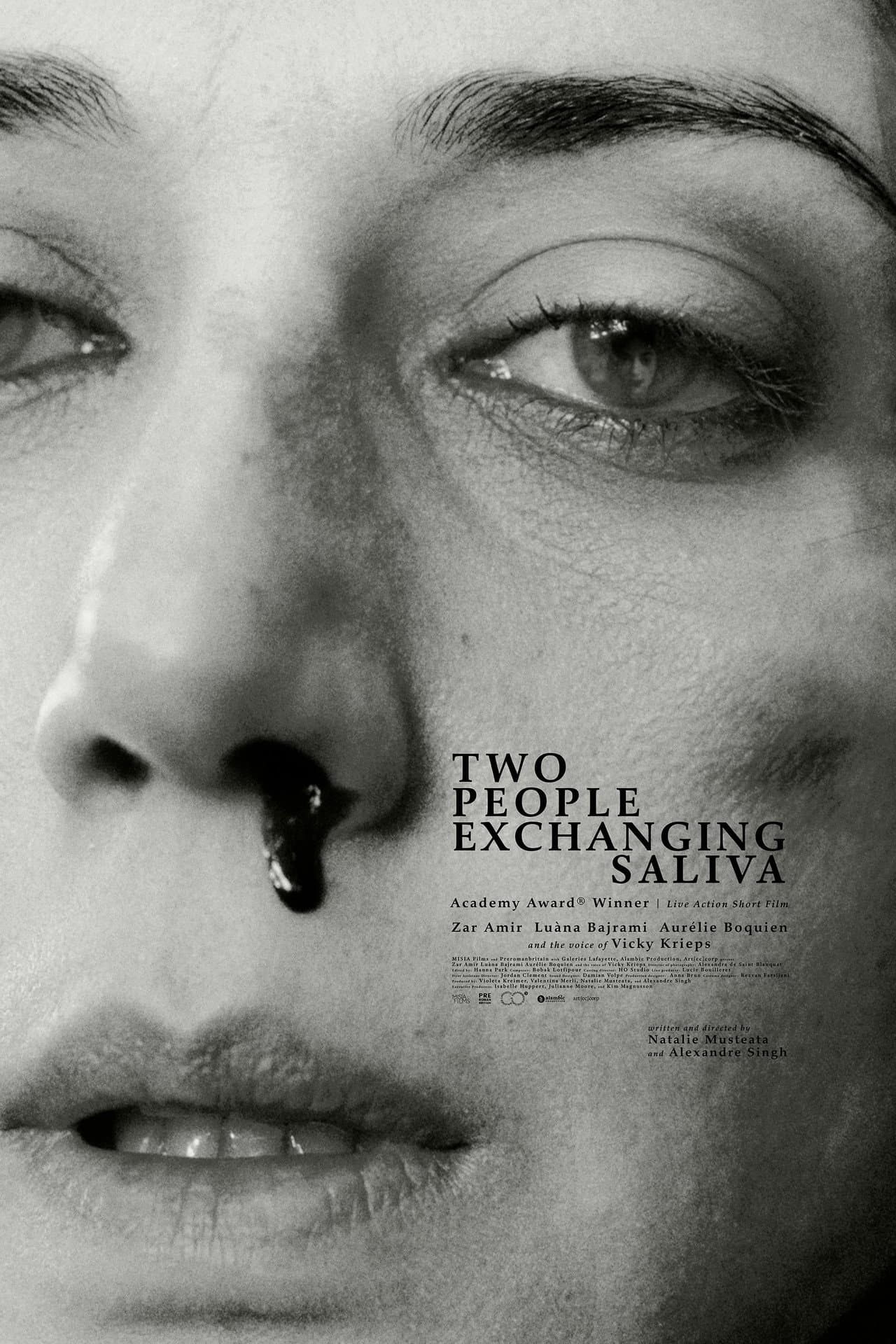 Two People Exchanging Saliva preview 2