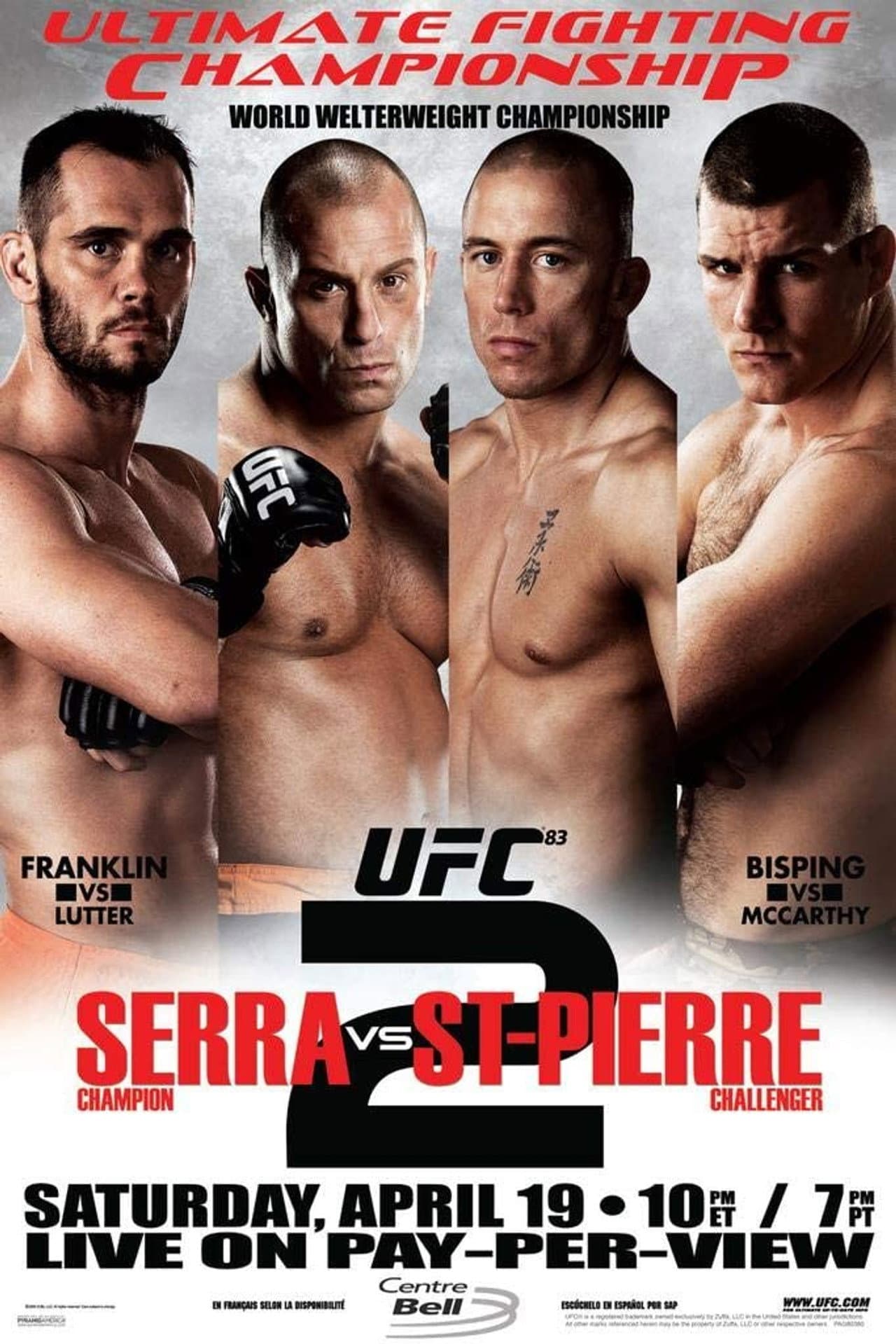 UFC 83: Serra vs. St-Pierre 2 preview 1