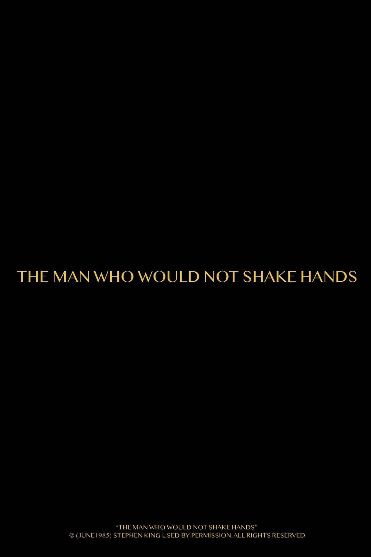 The Man Who Would Not Shake Hands preview 2
