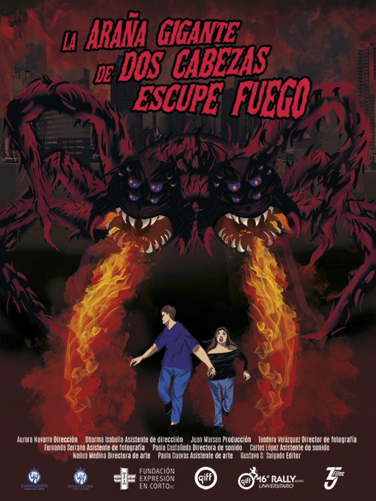 La Araña Gigante de Dos Cabezas Escupe Fuego preview 2