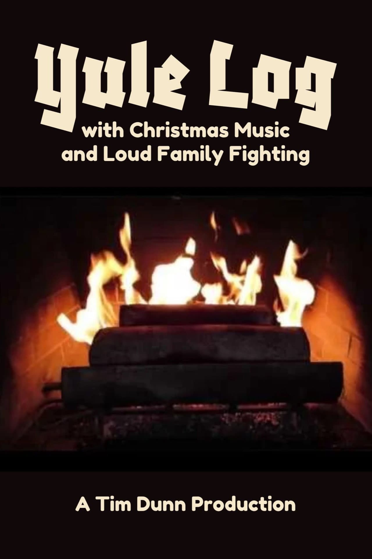 Yule Log with Christmas Music and Loud Family Fighting preview 2