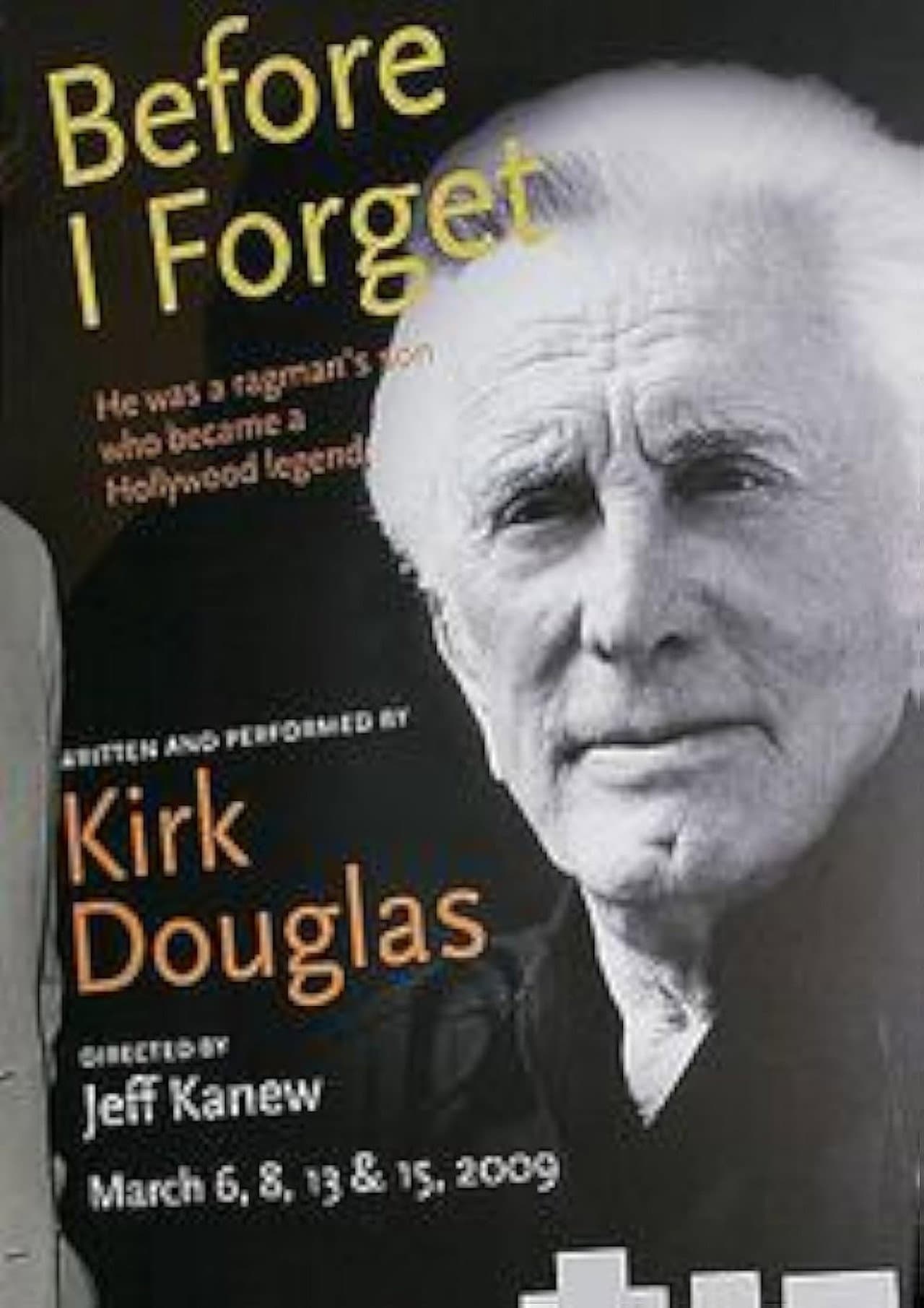 Kirk Douglas: Before I Forget preview 1