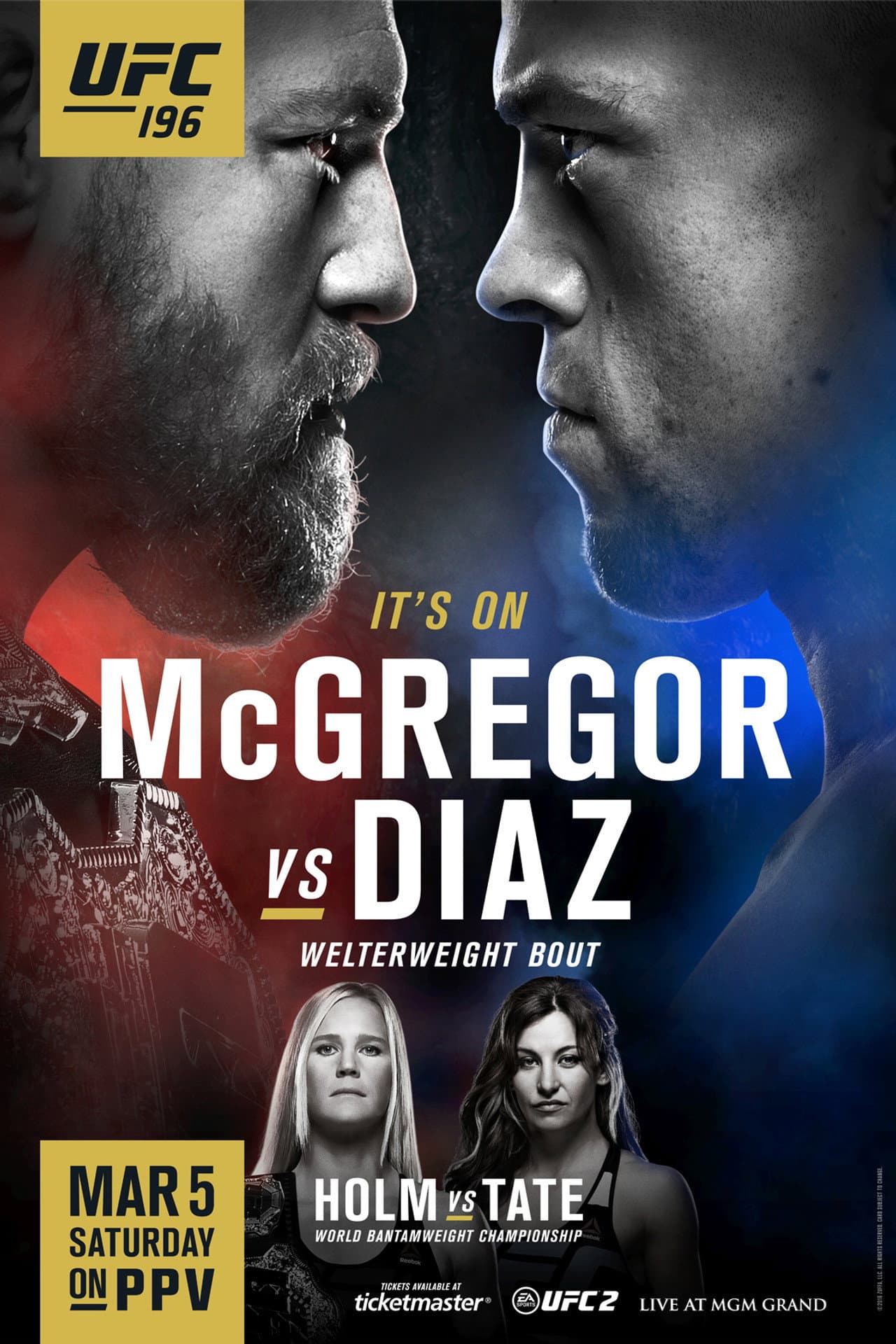 UFC 196: McGregor vs Diaz preview 1