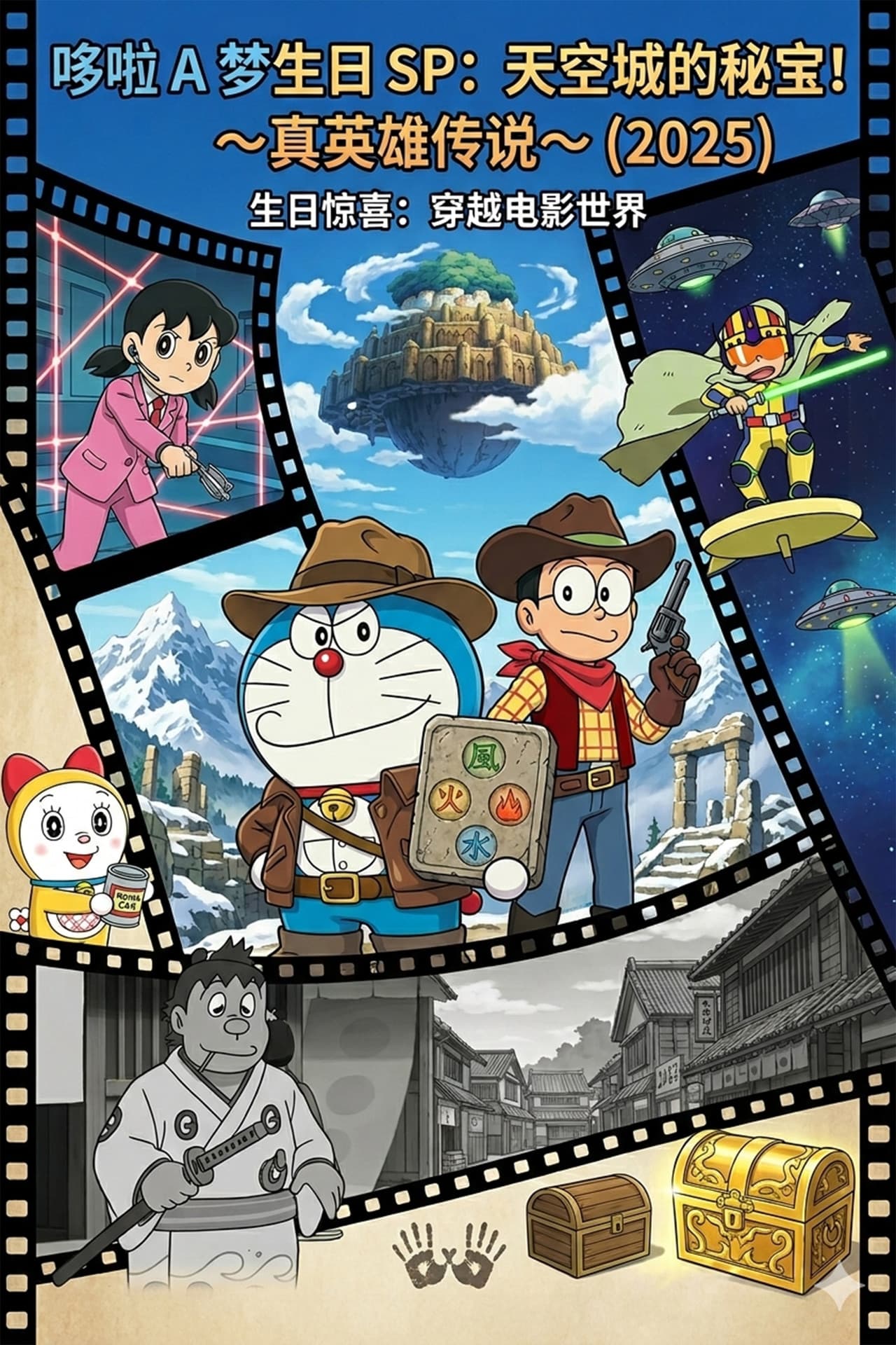 ドラえもん 誕生日スペシャル 天空城の秘宝！～真英雄伝説～ preview 1