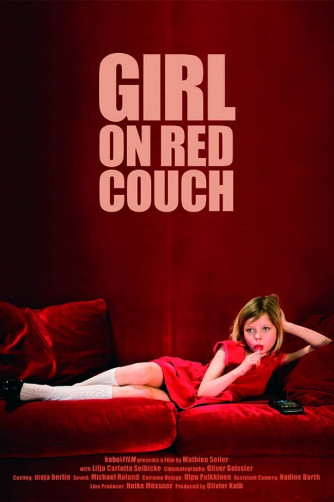 Girl on Red Couch preview 1