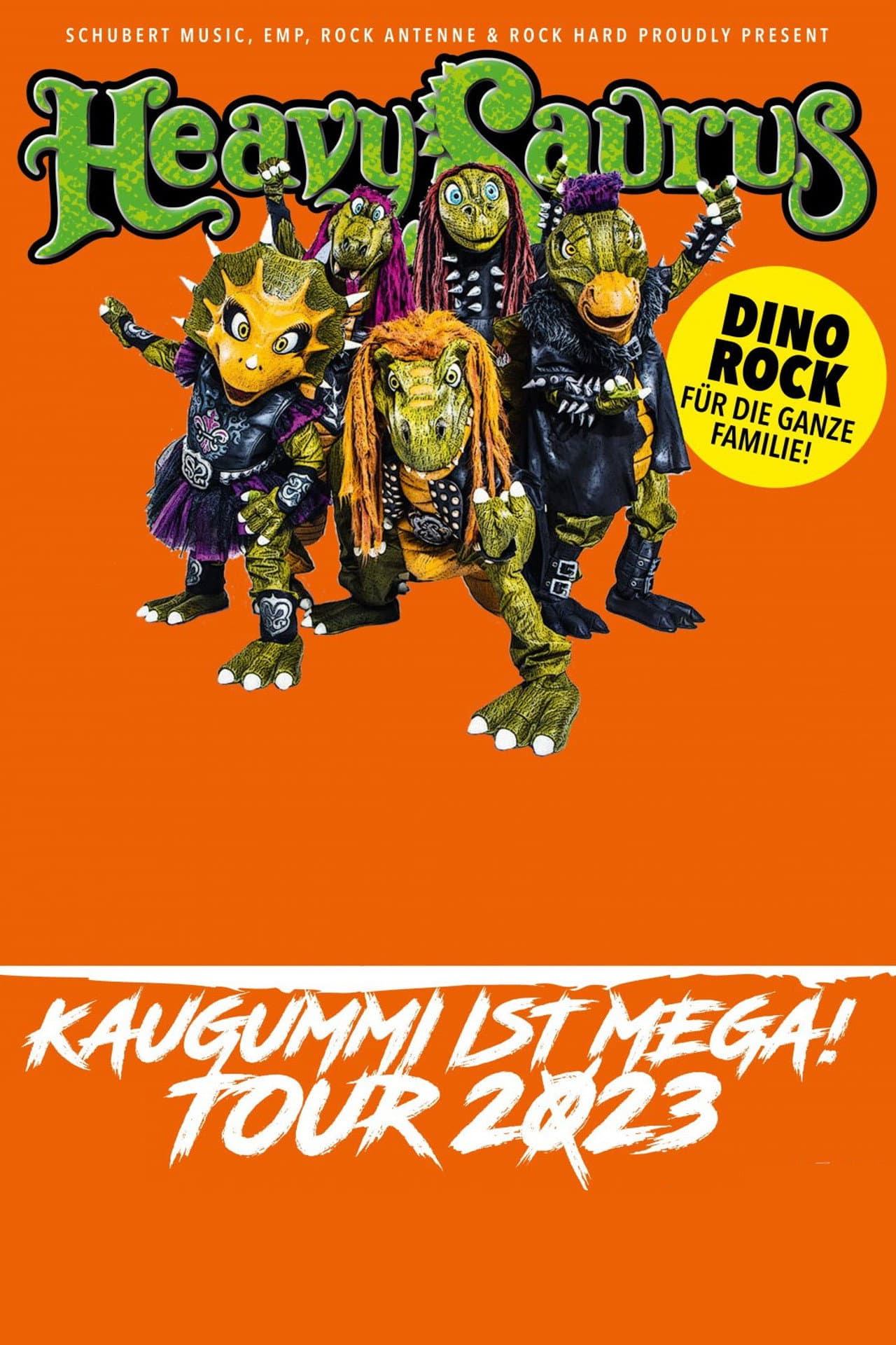 Heavysaurus - Kaugummi ist mega Tour 2023 - Leipzig preview 2