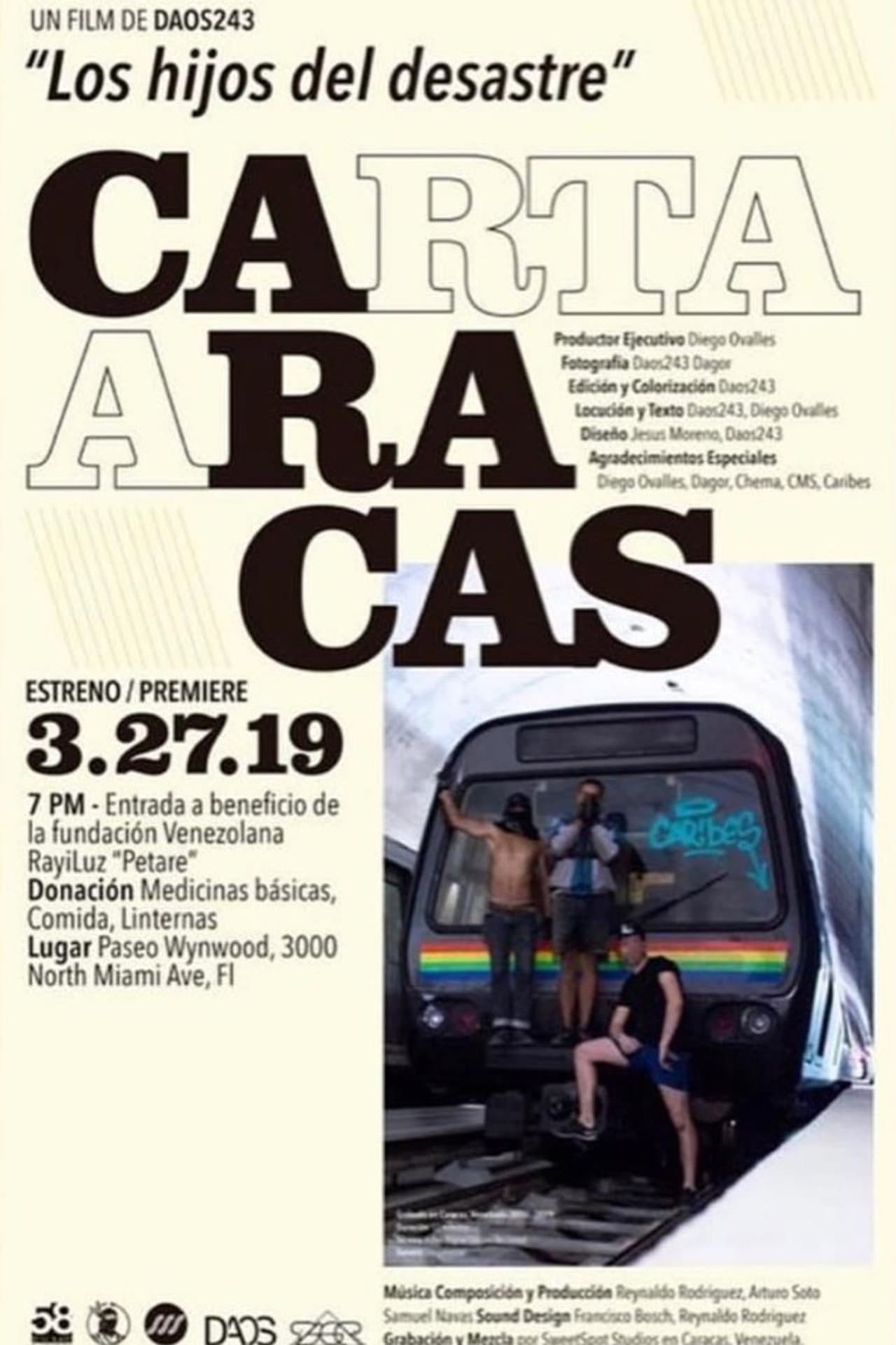 Carta a Caracas "Los Hijos del Desastre" preview 1