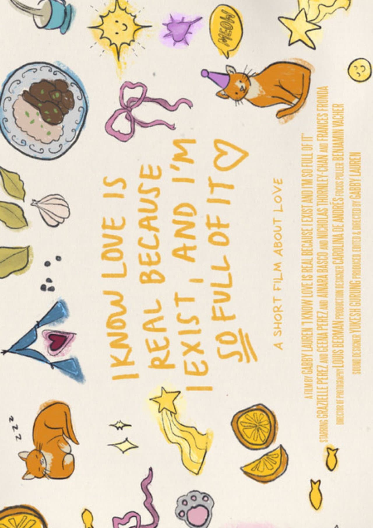 I KNOW LOVE IS REAL, BECAUSE I EXIST AND I'M SO FULL OF IT preview 1