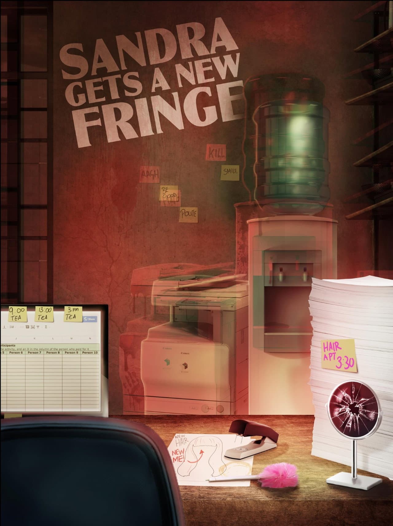 Sandra Gets A New Fringe preview 2
