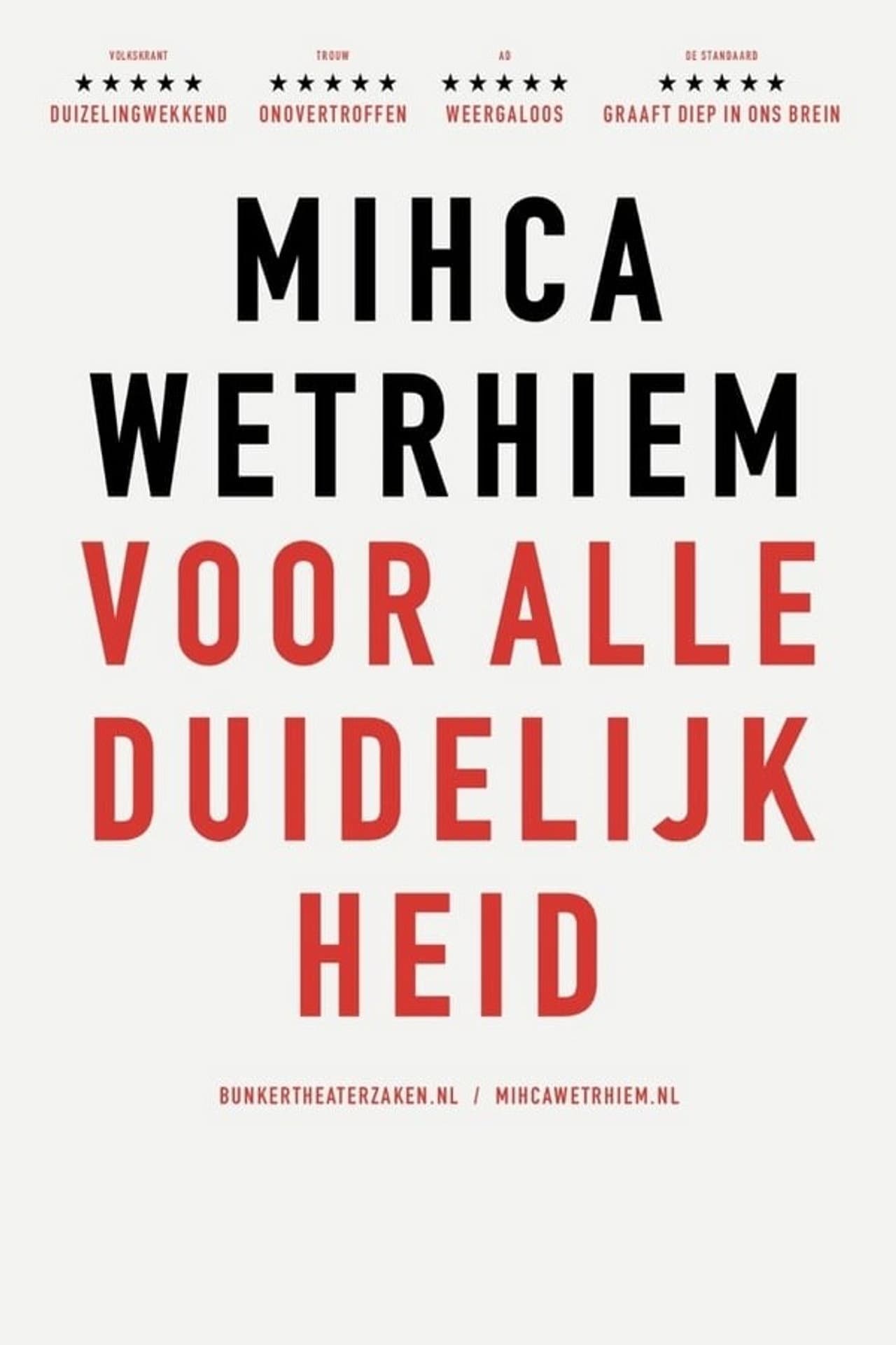 Micha Wertheim: Voor Alle Duidelijkheid preview 2
