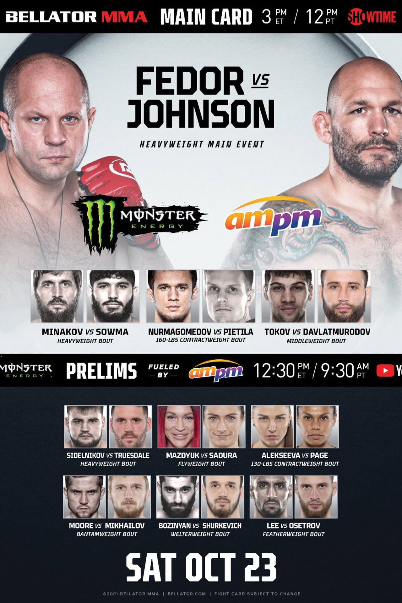 Bellator 269: Fedor vs. Johnson preview 2