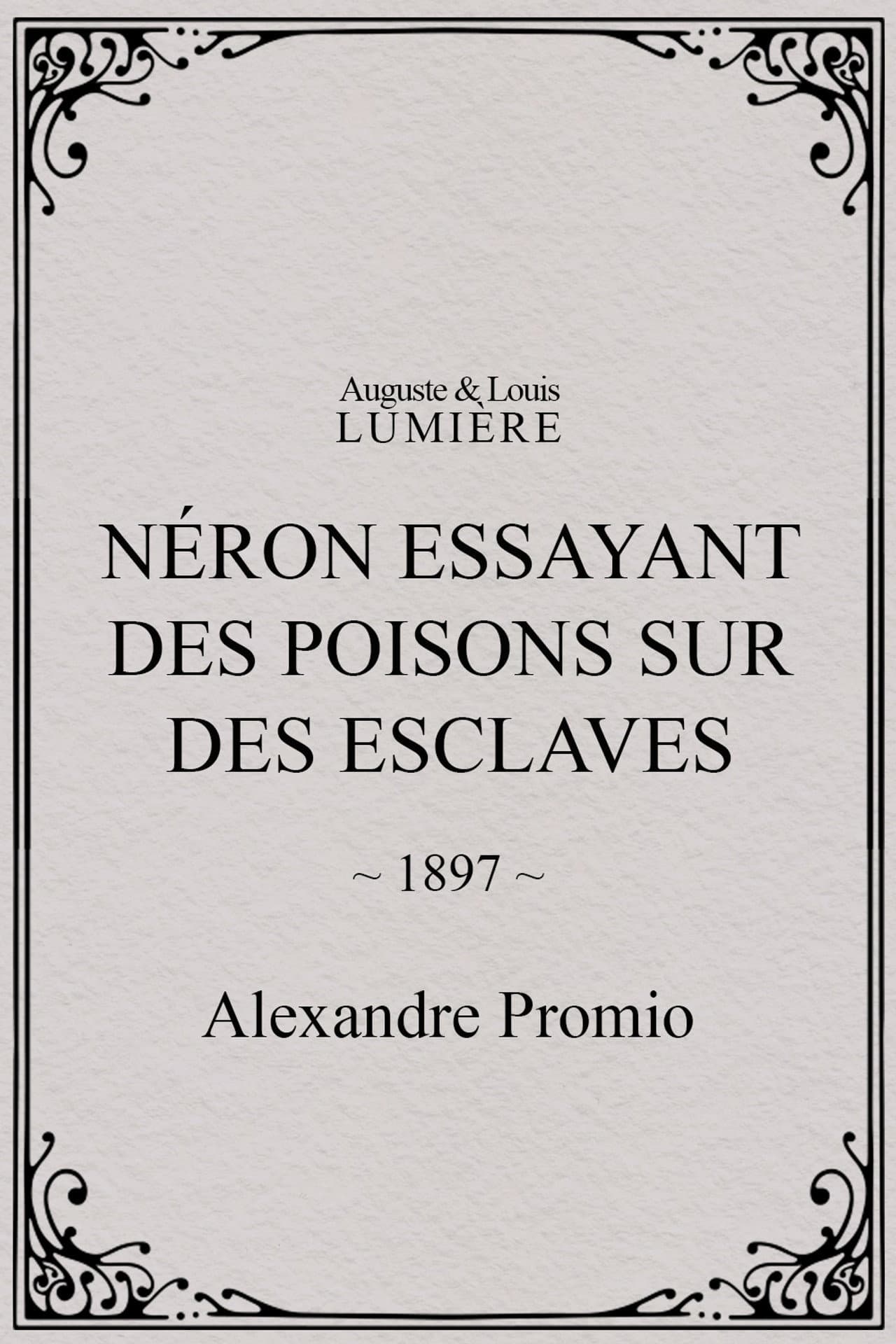 Néron essayant des poisons sur des esclaves preview 2