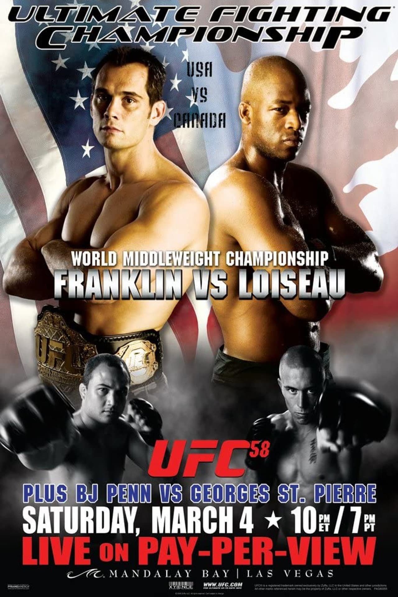 UFC 58: USA vs. Canada preview 1