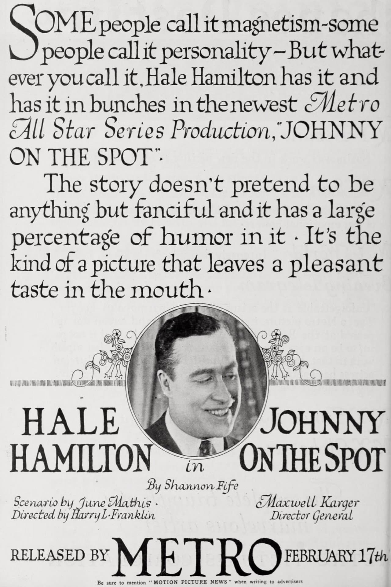 Johnny-on-the-Spot preview 1