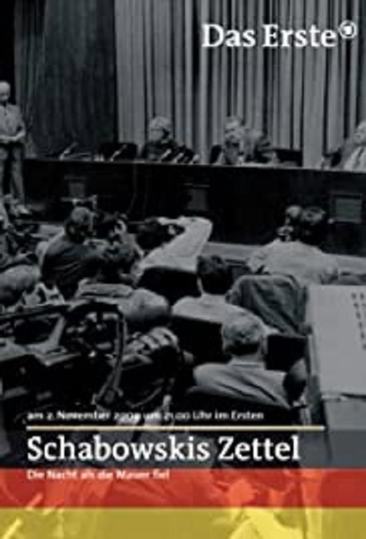 Schabowskis Zettel - Die Nacht, als die Mauer fiel preview 2