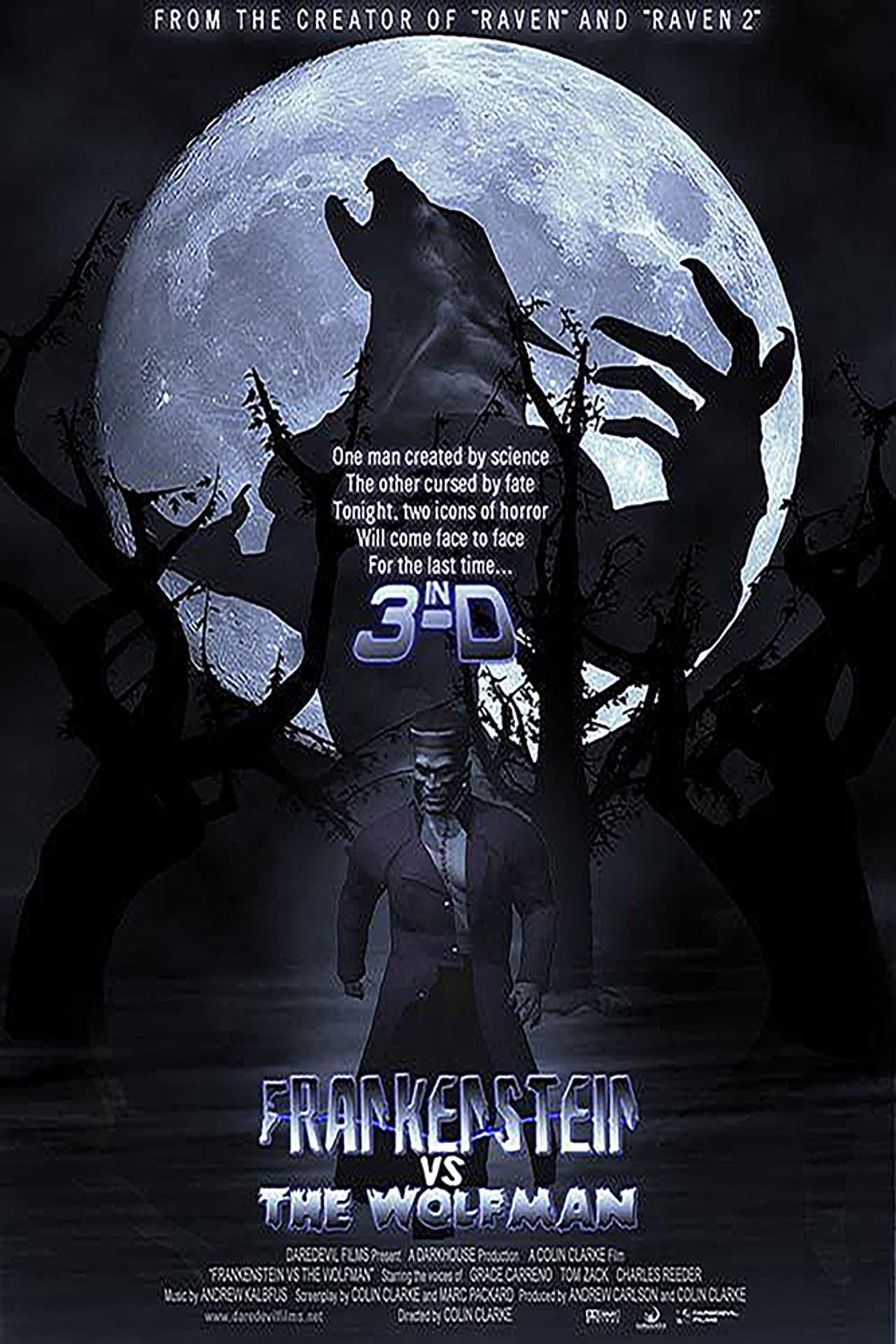Frankenstein vs. the Wolfman in 3-D preview 1