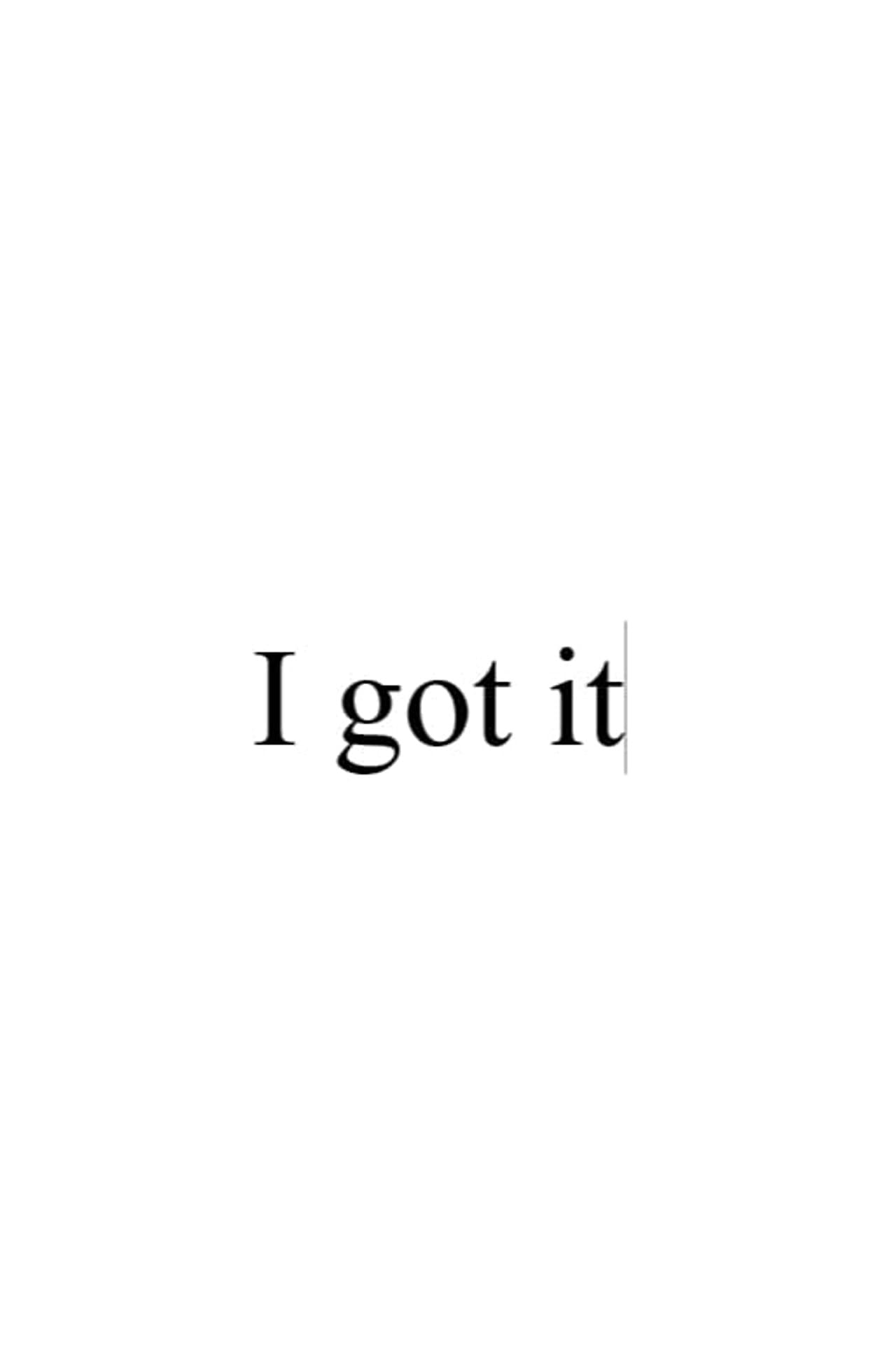 I got it preview 2