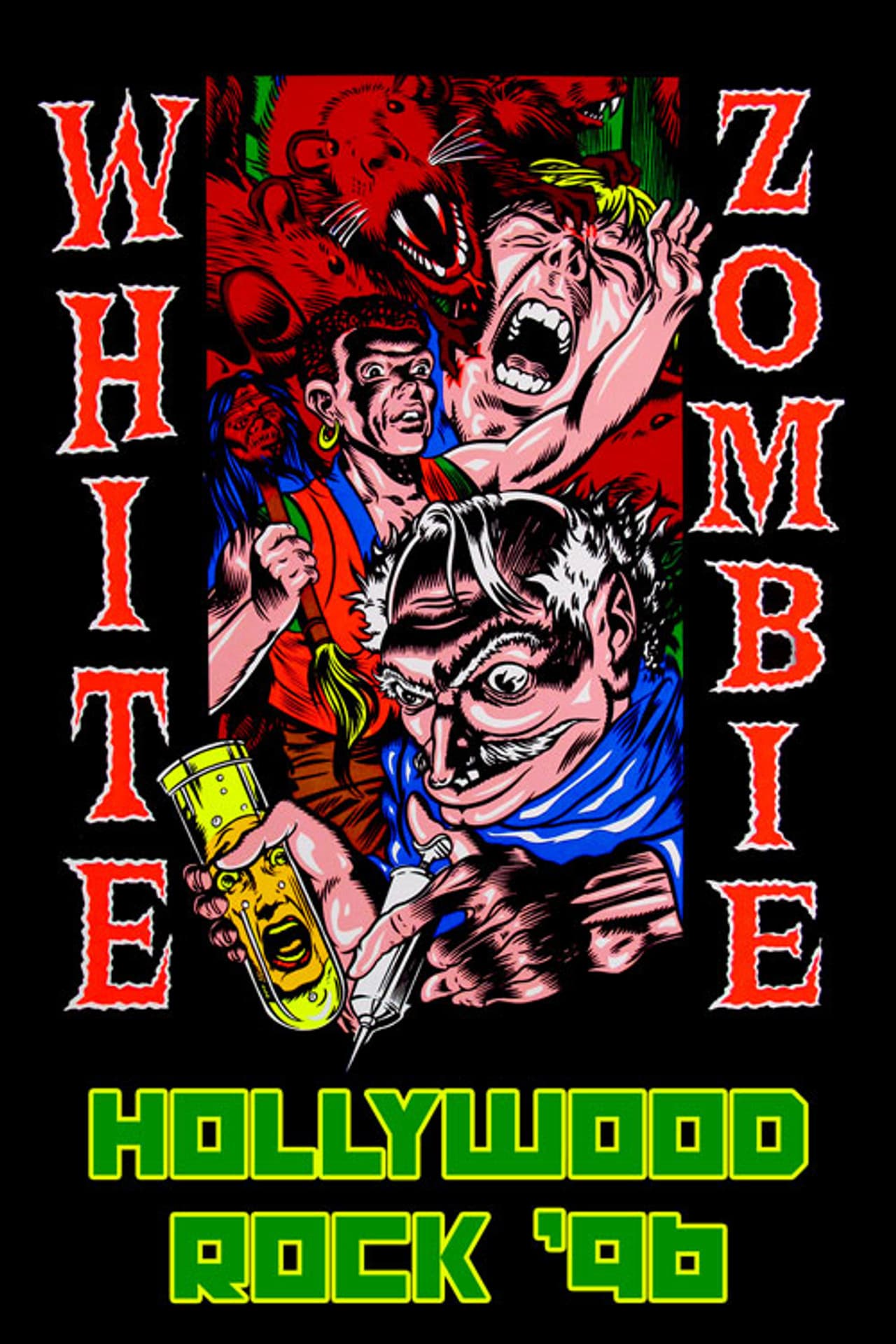 White Zombie: Hollywood Rock '96 preview 1