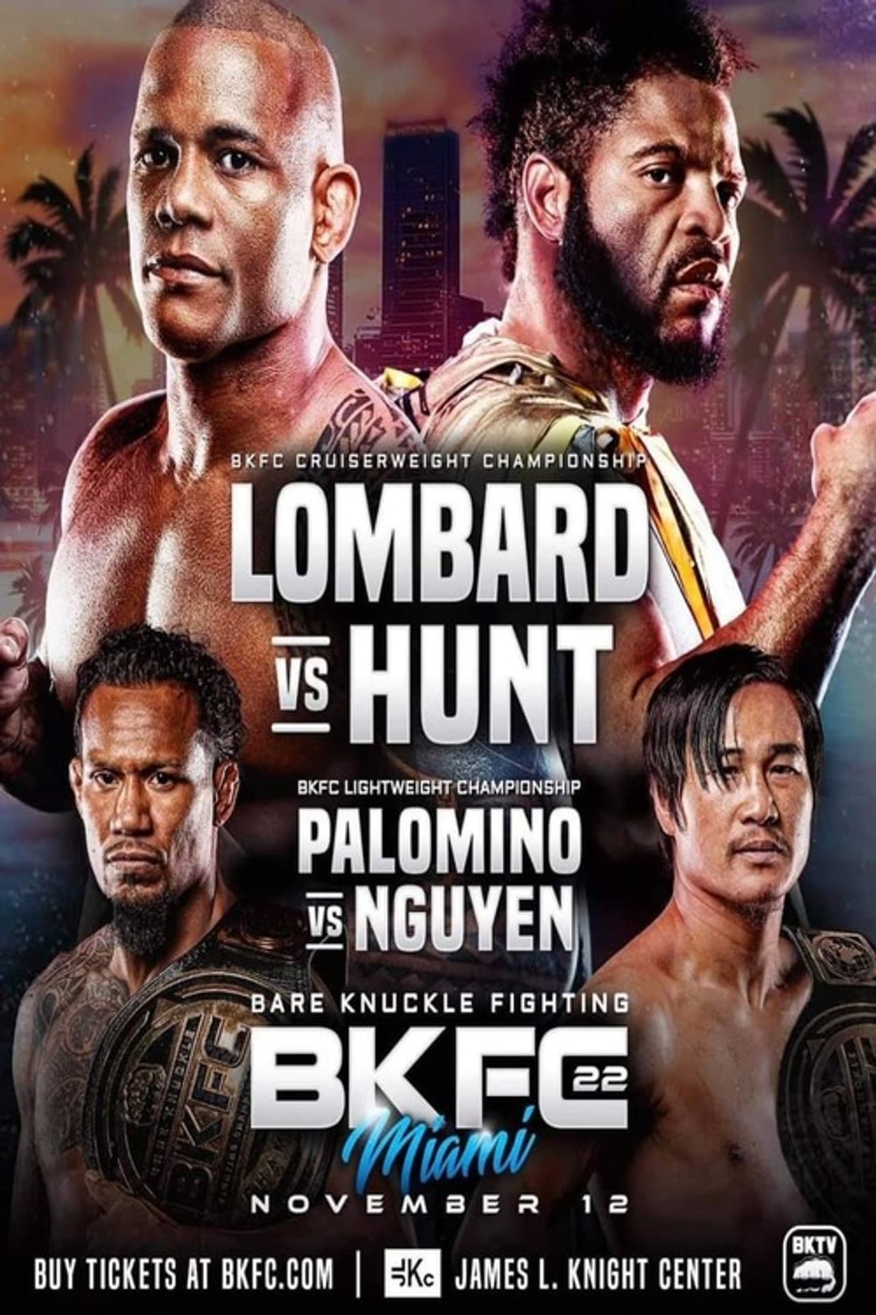 BKFC 22 Lombard vs Hunt preview 1