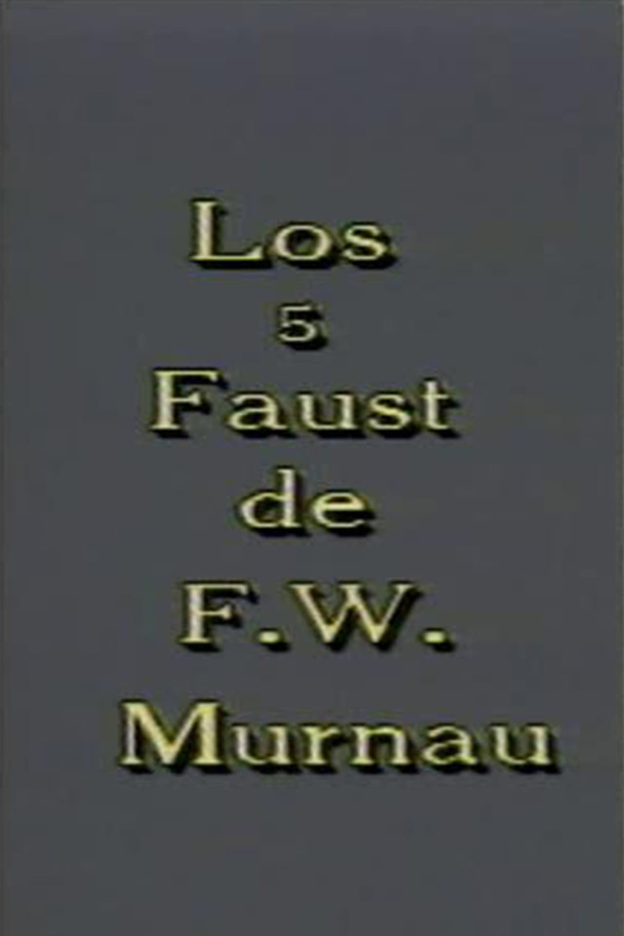 Los 5 Faust de F. W. Murnau preview 1