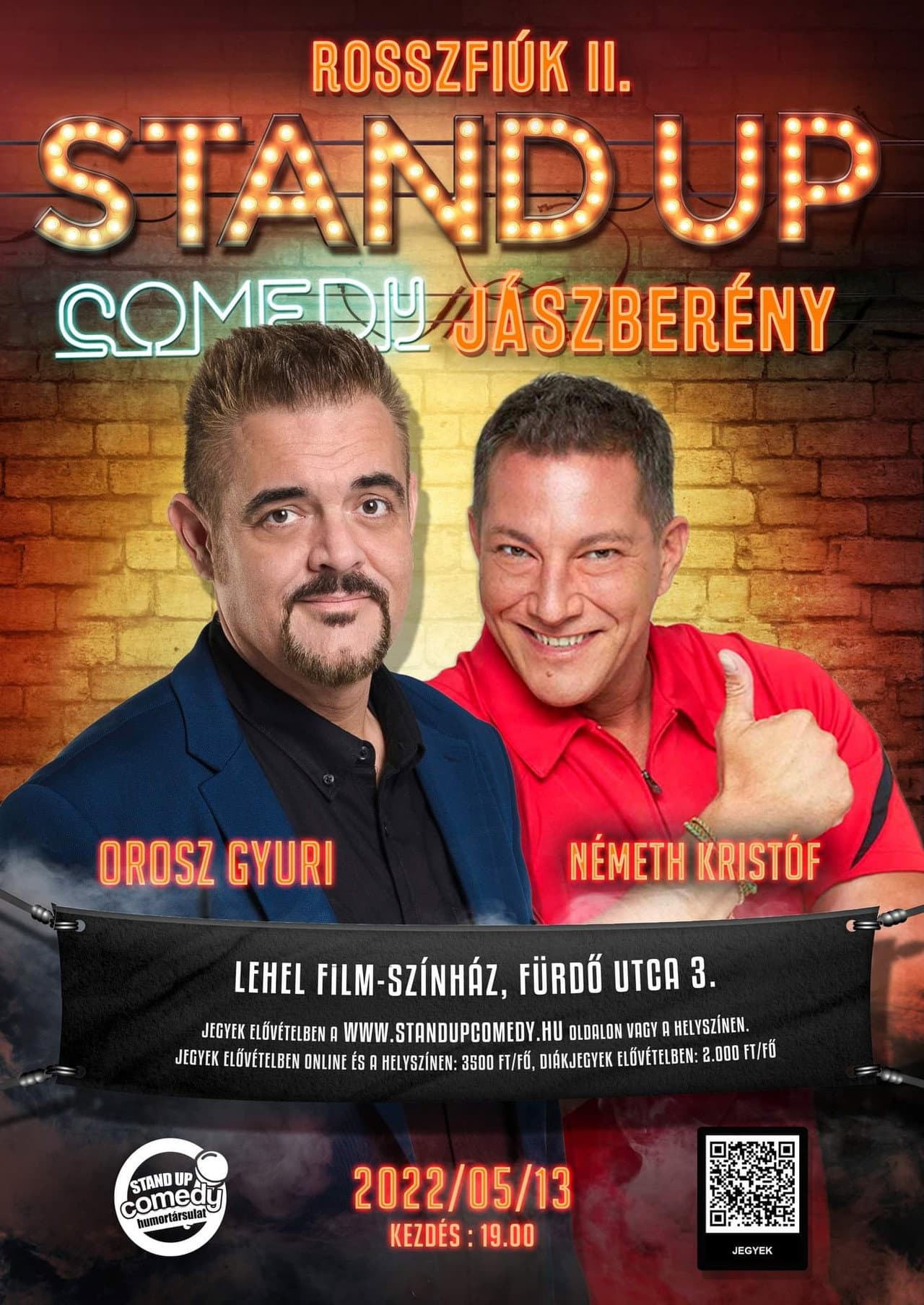 Rosszfiúk 2. - Orosz György, Németh Kristóf közös stand up comedy műsora preview 2