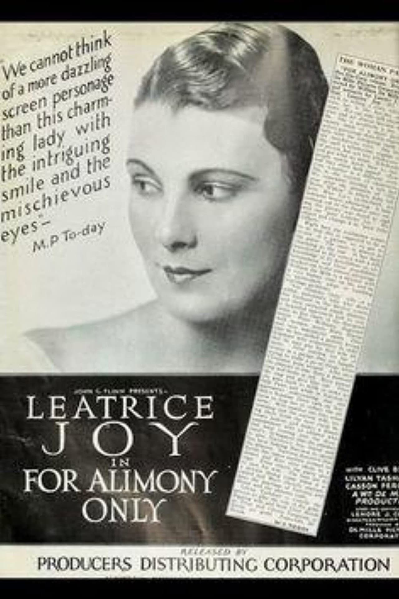 For Alimony Only preview 2