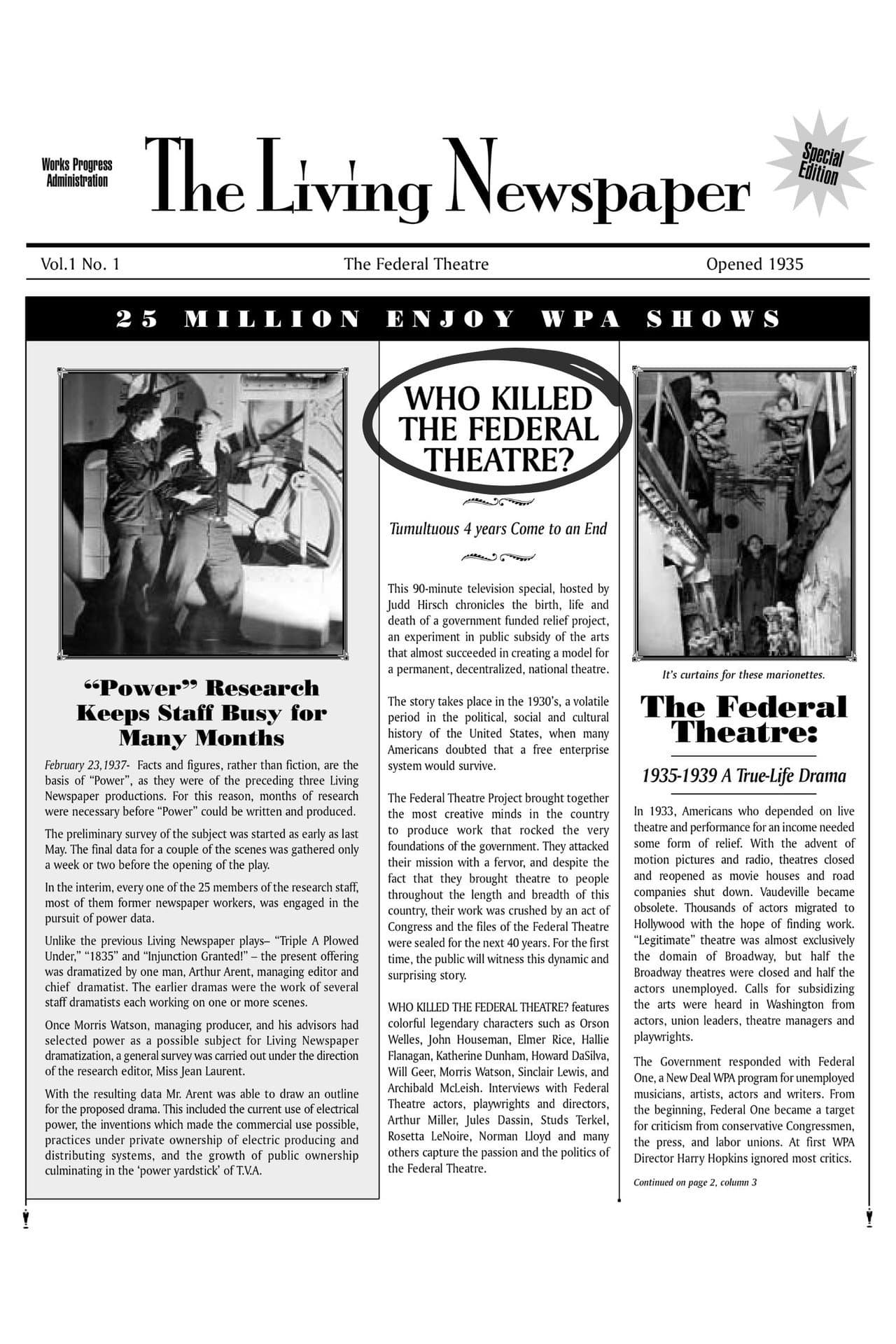 Who Killed the Federal Theatre? preview 2