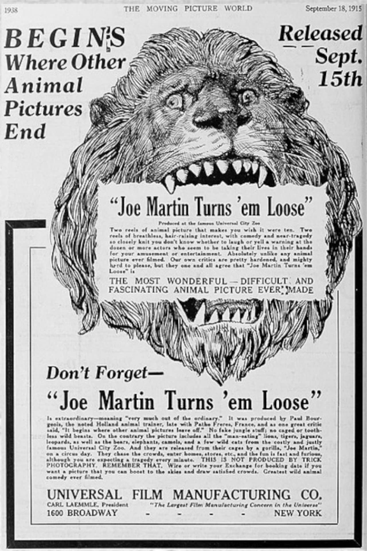 Joe Martin Turns 'Em Loose preview 1