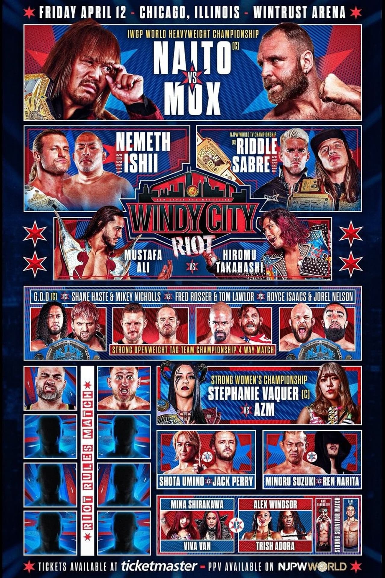 NJPW Windy City Riot 2024 preview 2