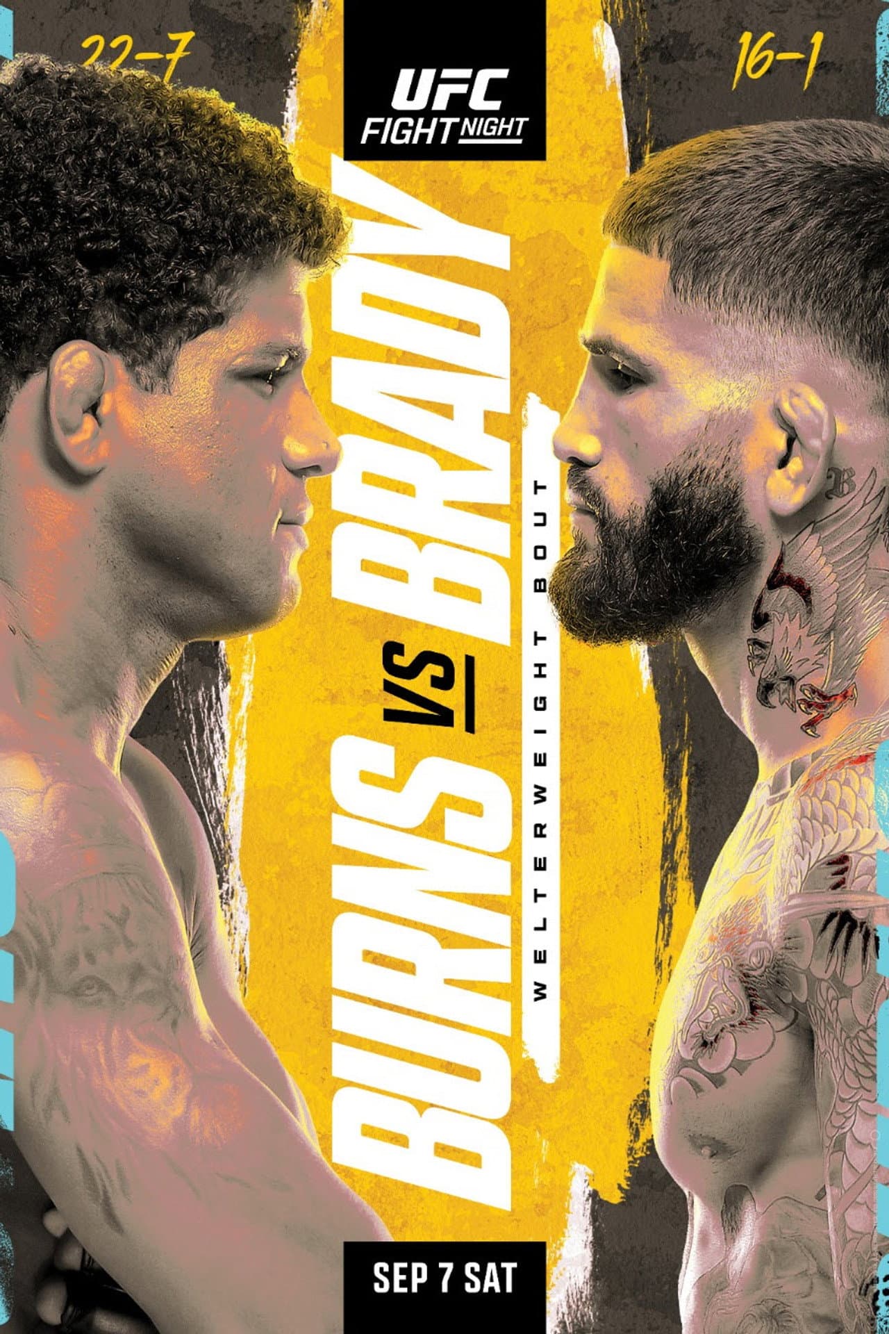 UFC Fight Night 242: Burns vs. Brady preview 2