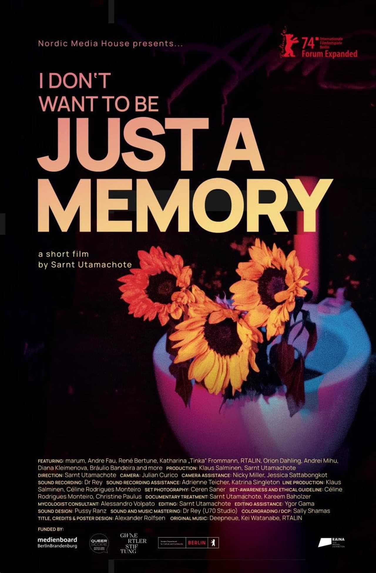 I Don’t Want to Be Just a Memory preview 2