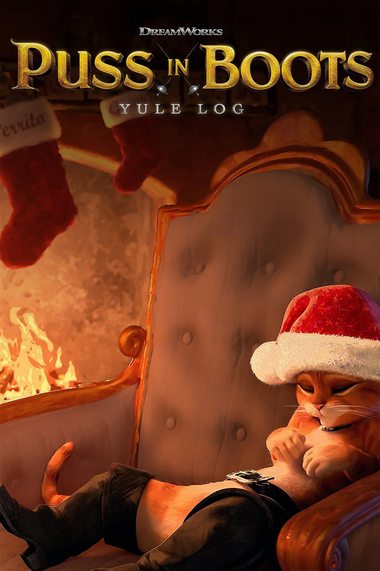 Puss in Boots' Yule Log preview 1