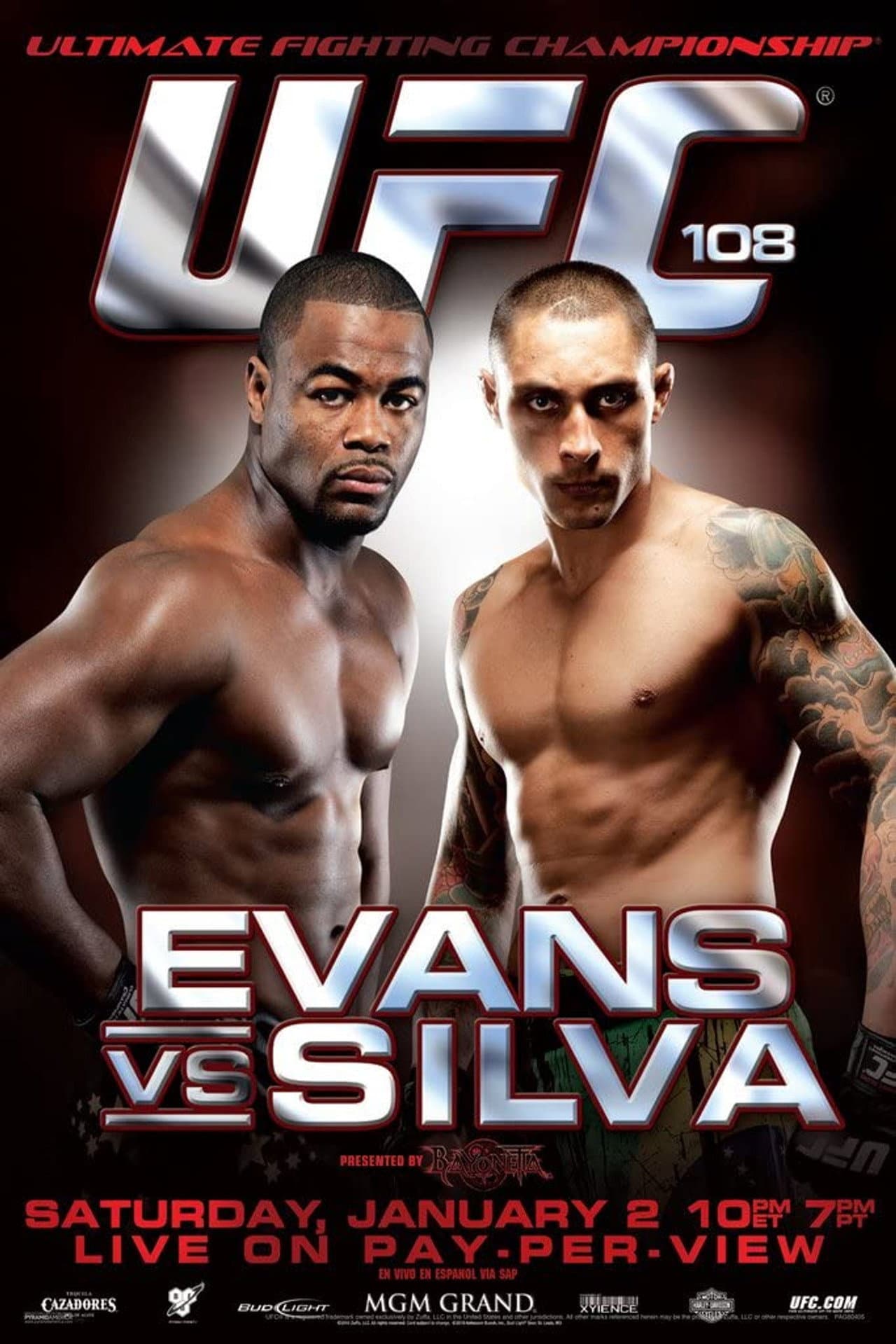 UFC 108: Evans vs. Silva preview 1