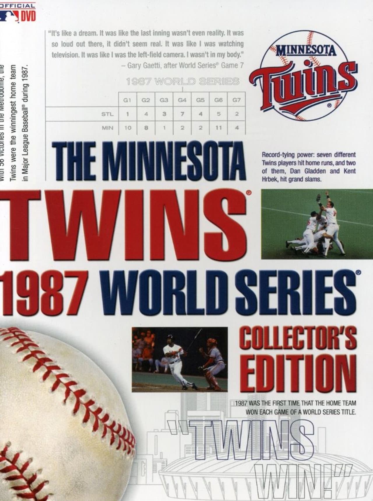 The Minnesota Twins 1987 World Series Collector's Edition preview 1