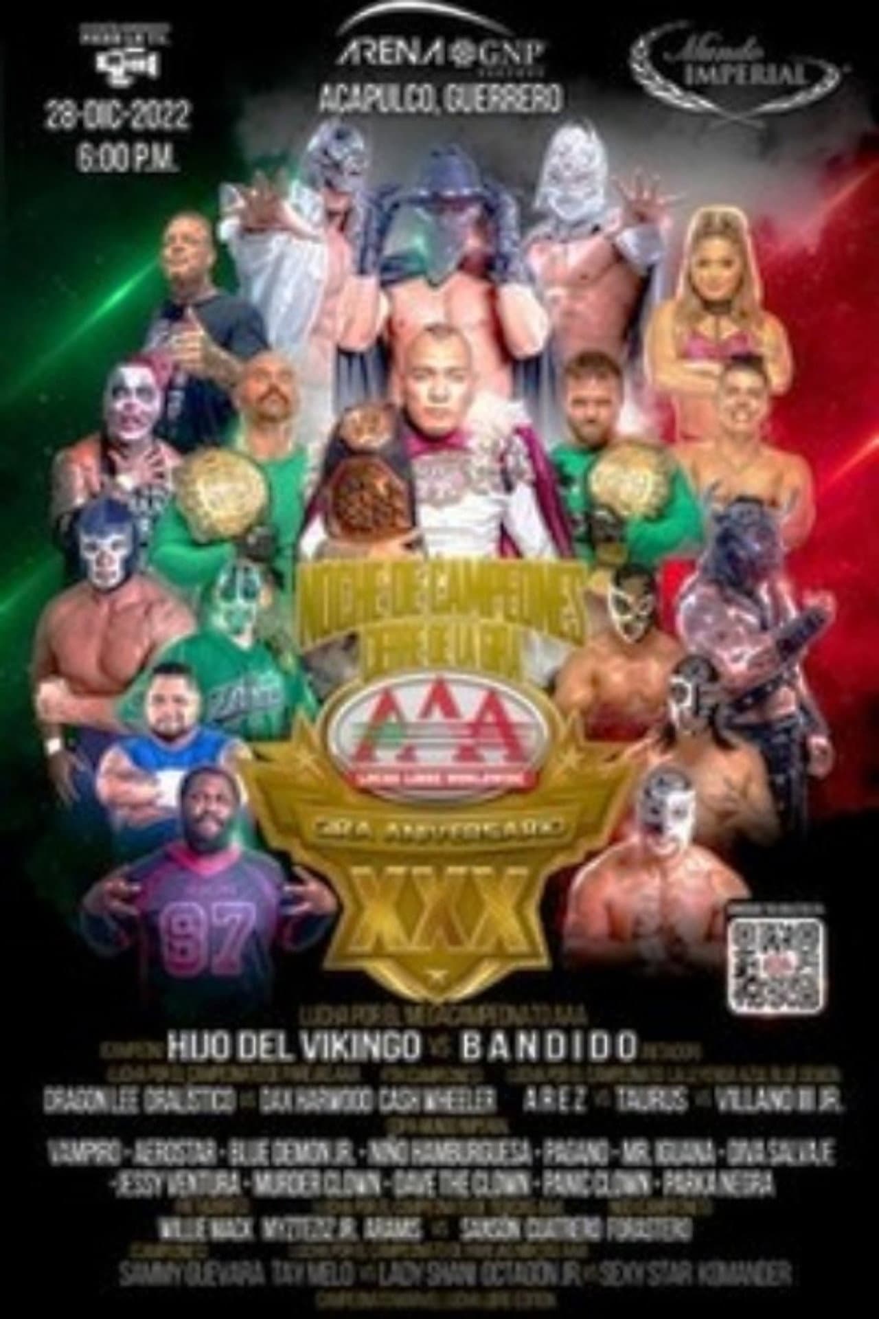 AAA Gira Aniversario XXX - Noche De Campeones preview 2