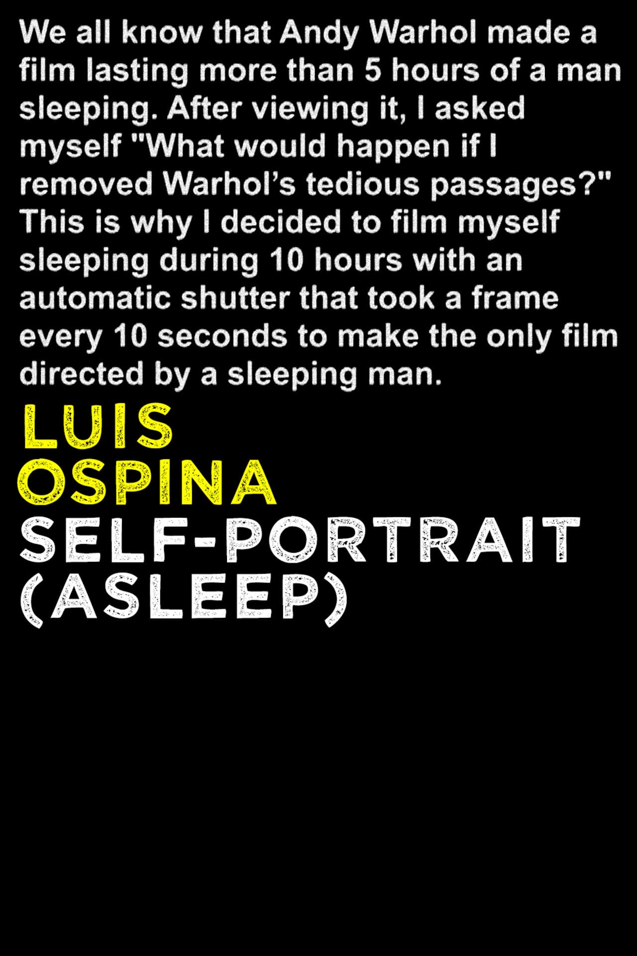 Self-Portrait (Asleep) preview 1