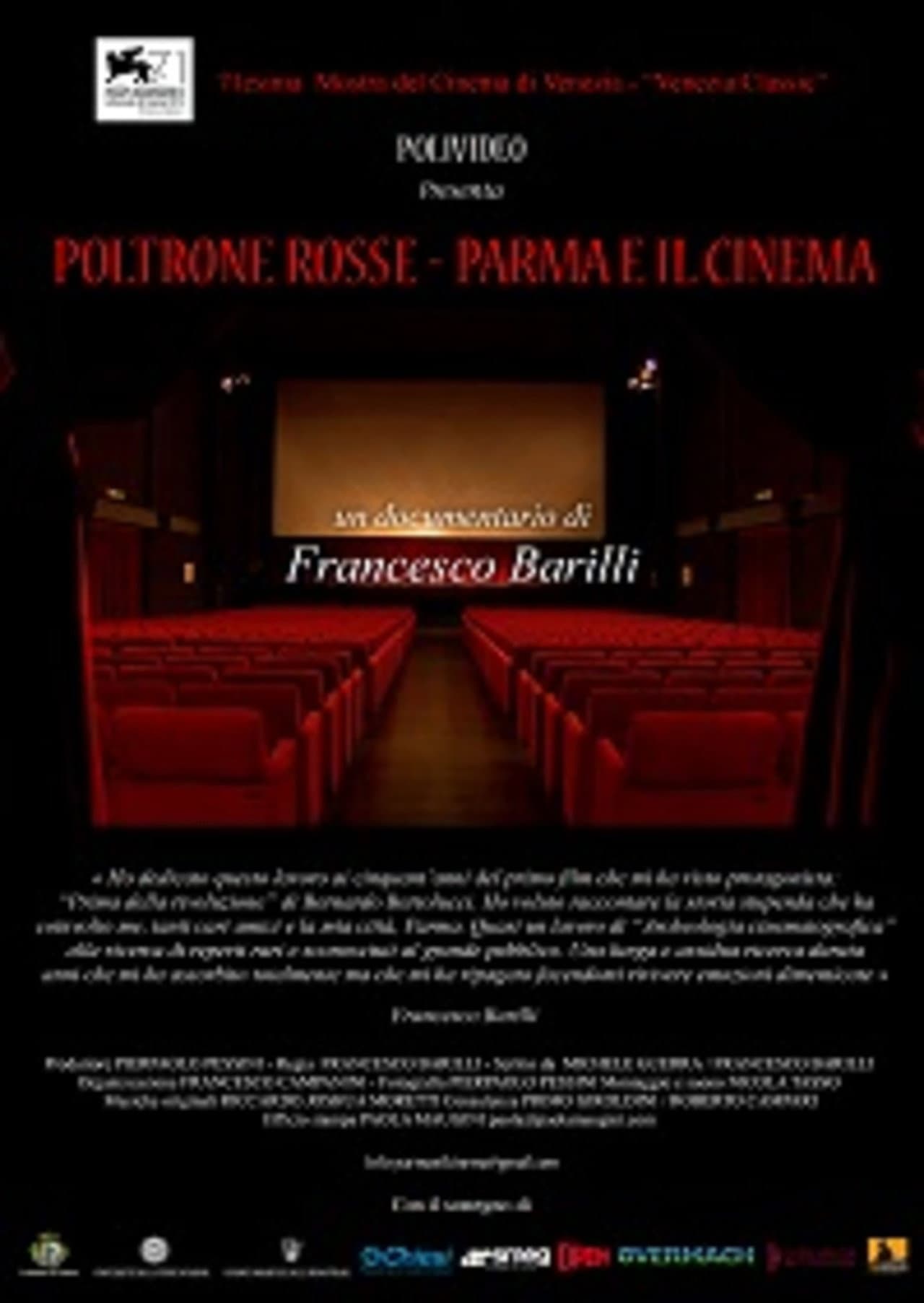 Red Chairs - Parma and the Cinema preview 2