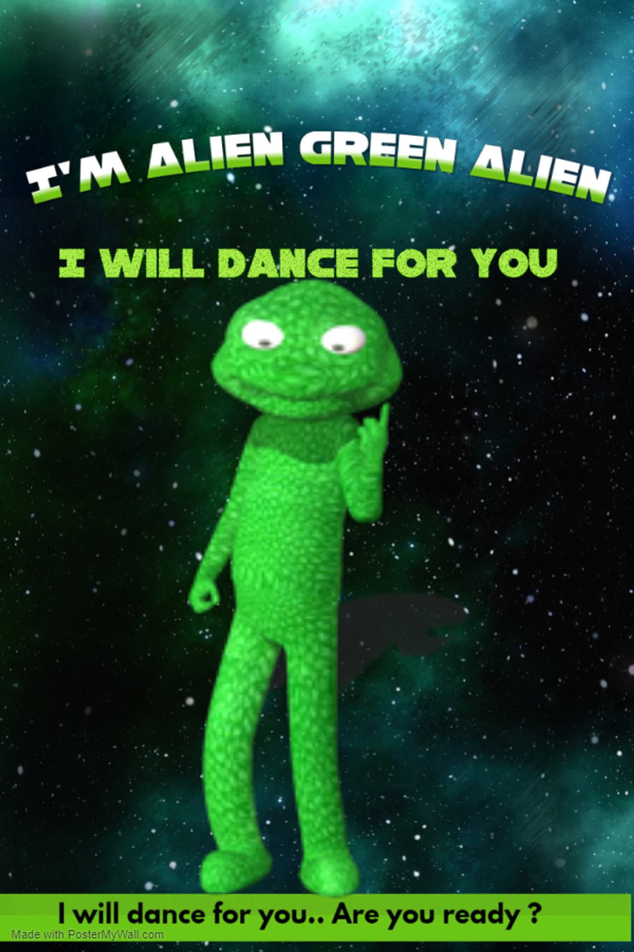 I'm Alien Green Alien: I will dance for you preview 2