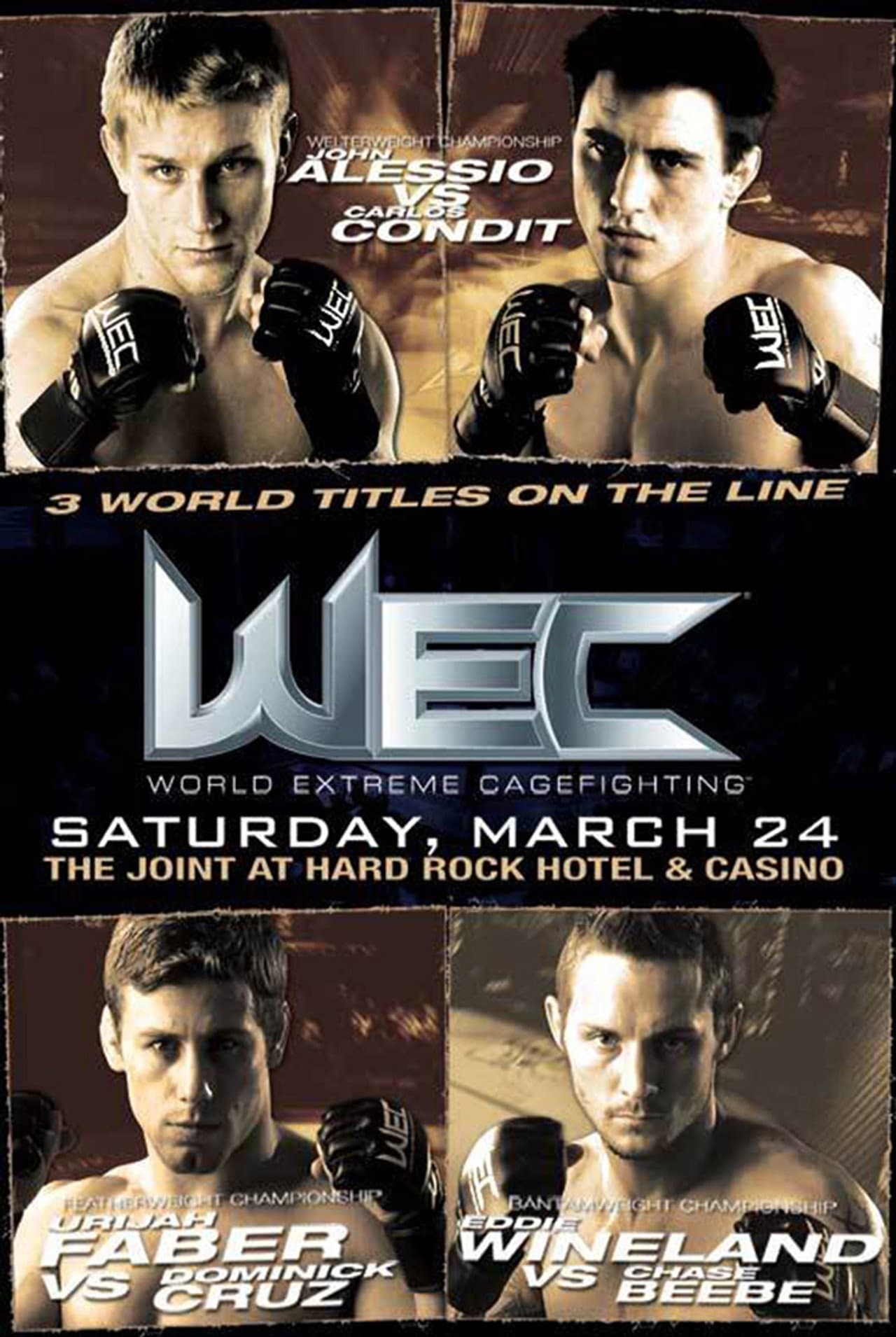 WEC 26: Condit vs. Alessio preview 1