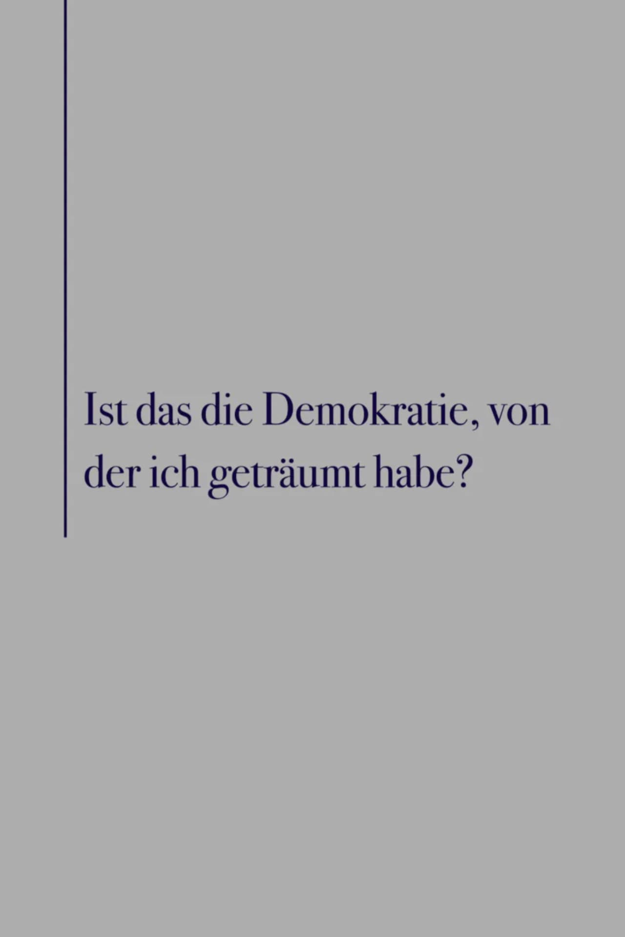Is this the Democracy I Dreamed of? preview 2
