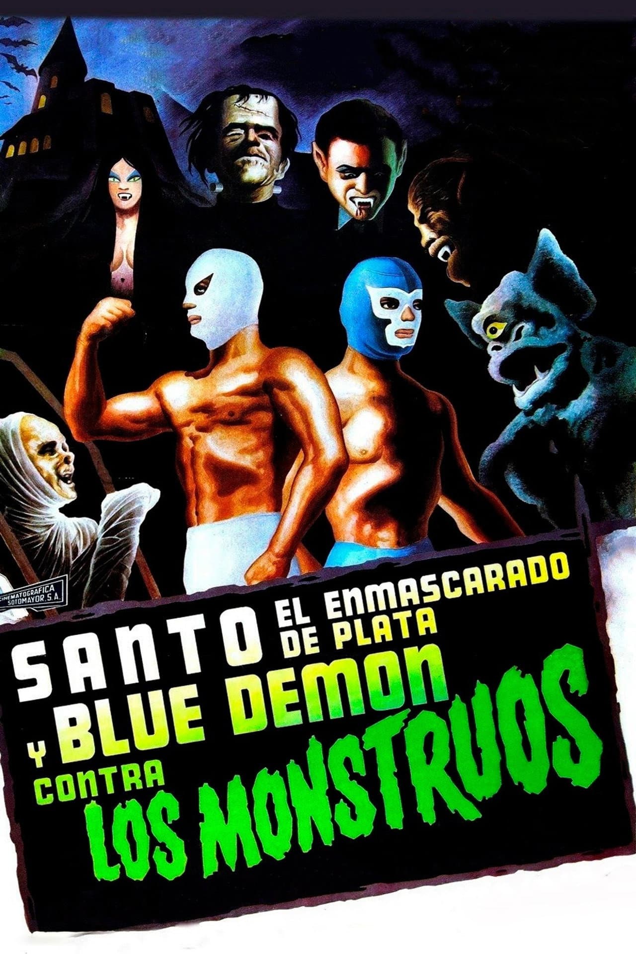 Santo and Blue Demon Against the Monsters preview 2