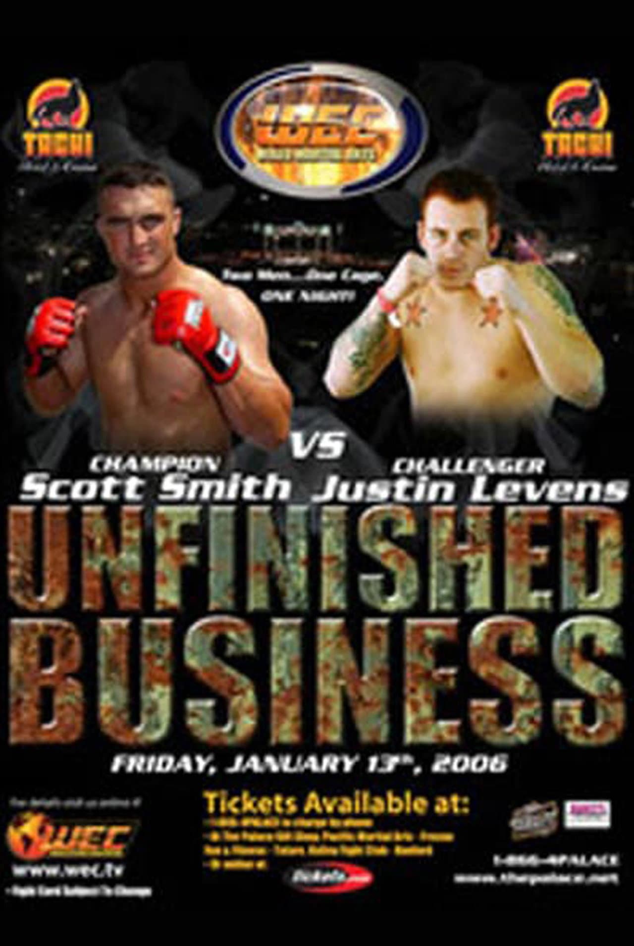 WEC 18: Unfinished Business preview 1