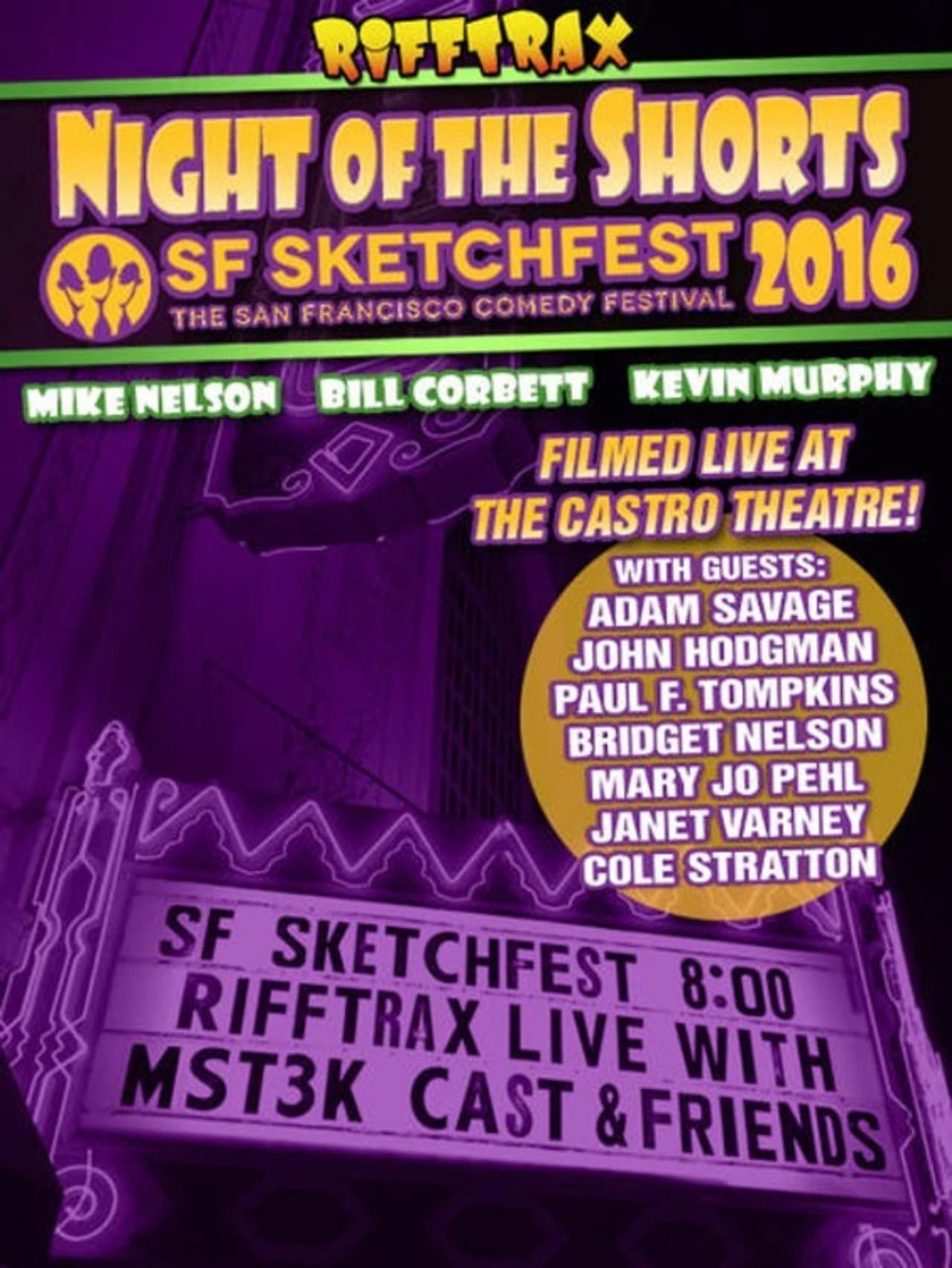 Rifftrax Live: Night of the Shorts - SF Sketchfest 2016 preview 1
