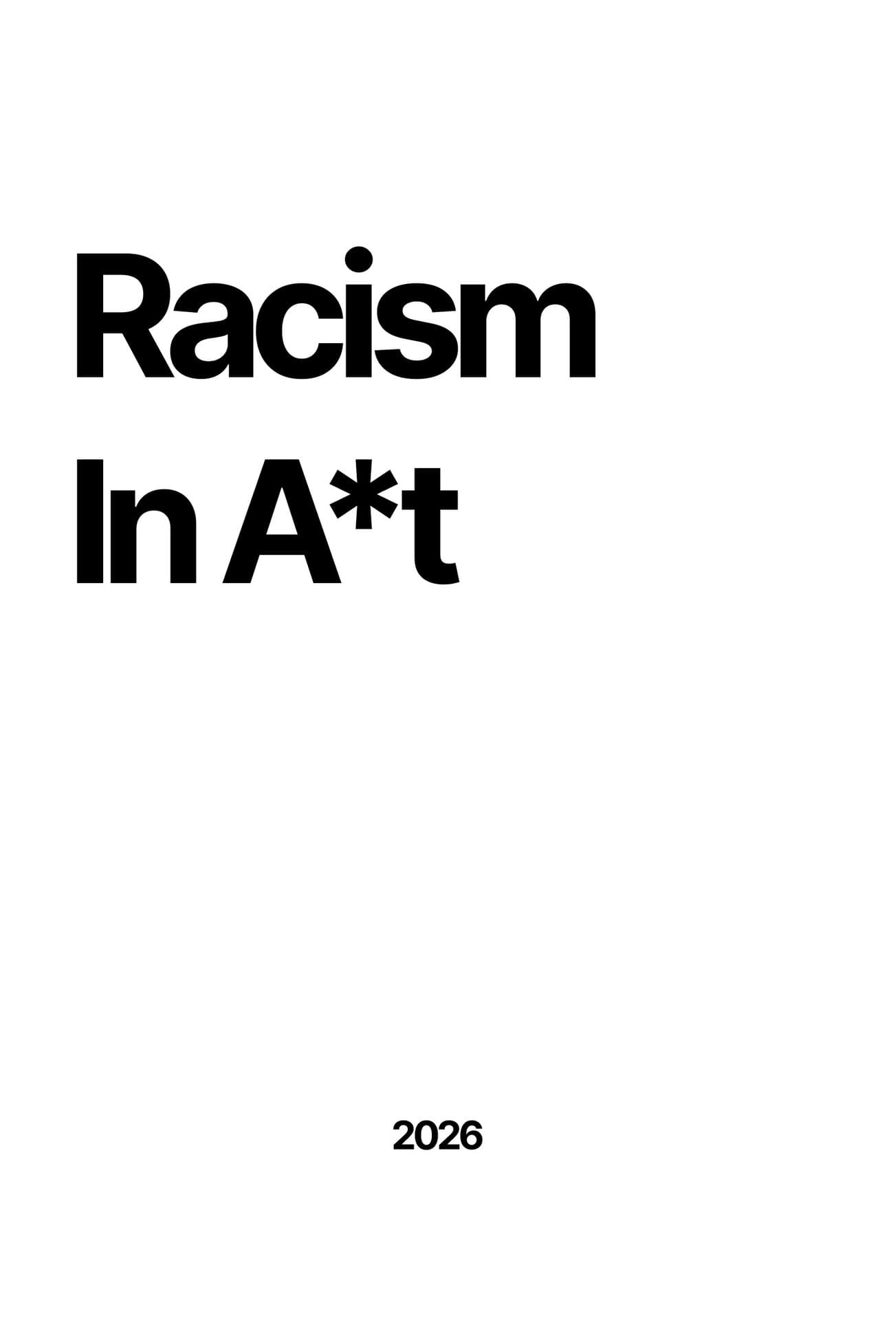 Racism In A*t preview 1