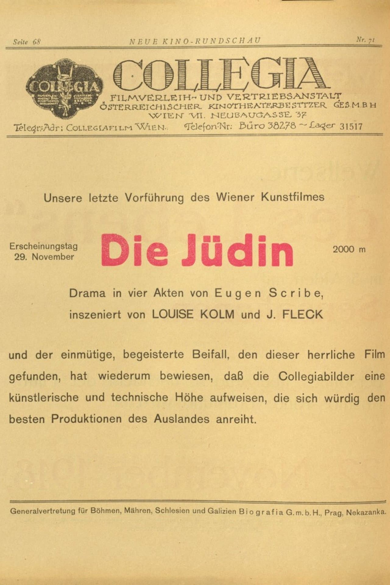 Die Jüdin preview 1