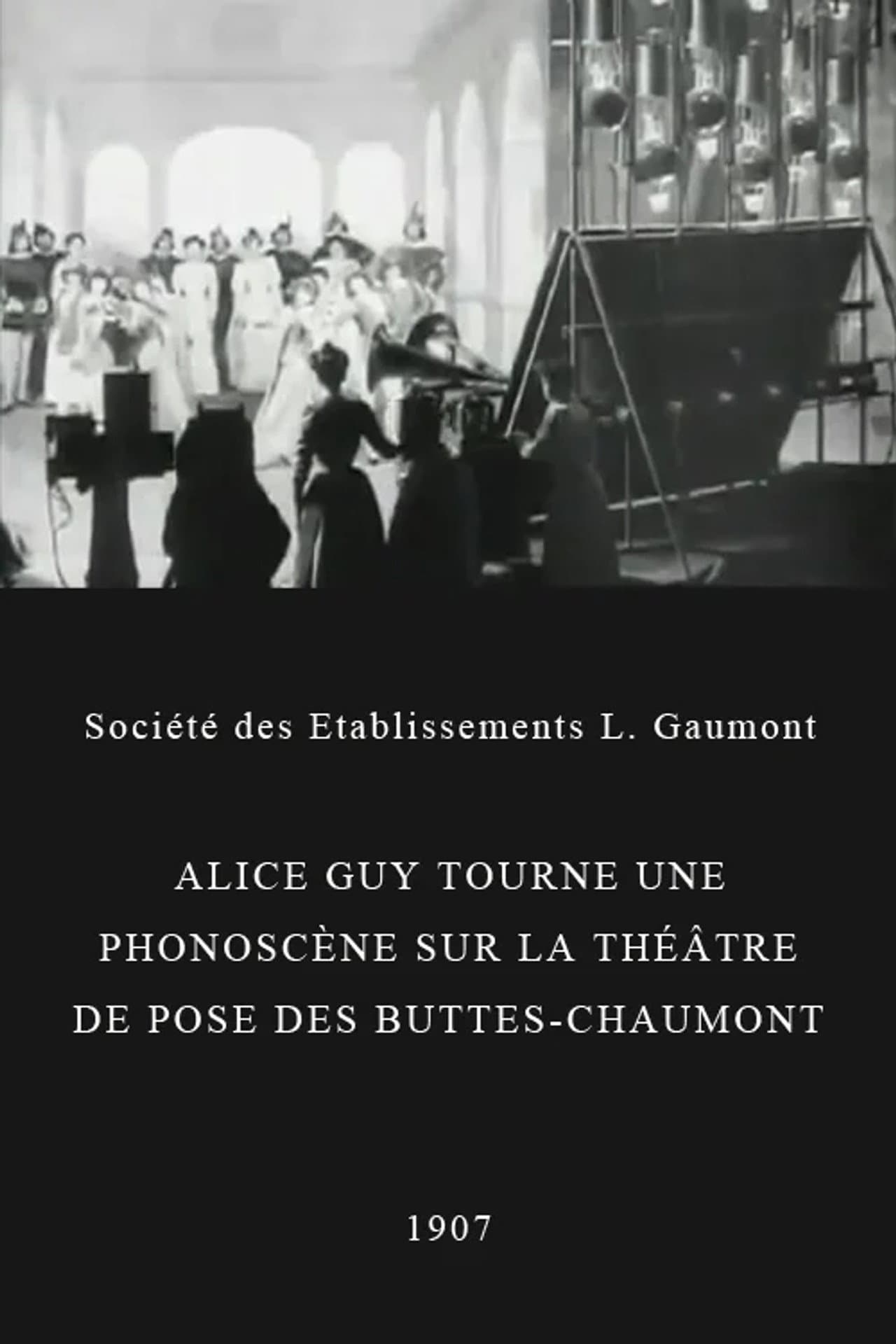 Alice Guy Films a 'Phonoscène' in the Studio at Buttes-Chaumont, Paris preview 1