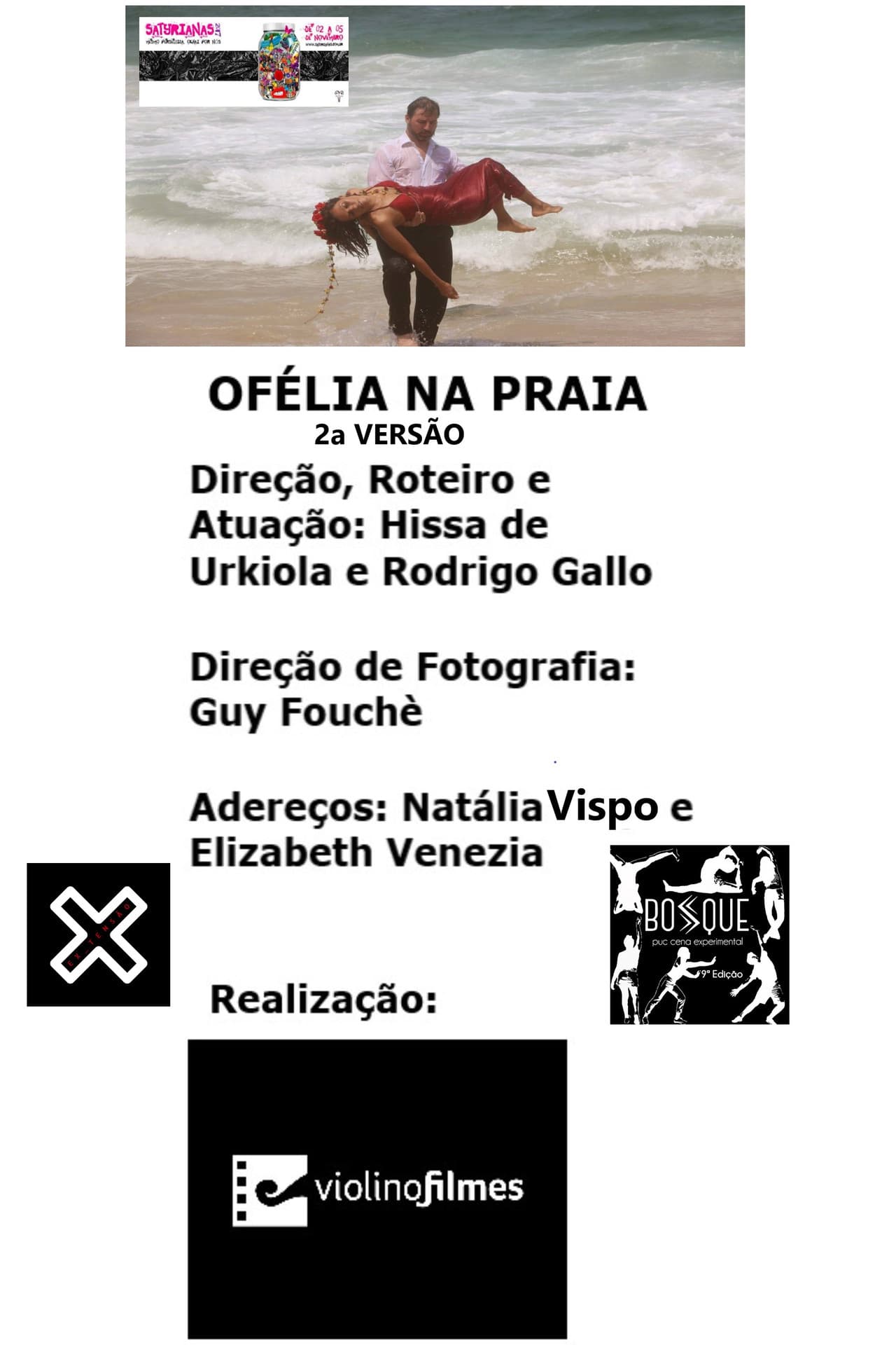 Ofélia na Praia, 2a Versão preview 2
