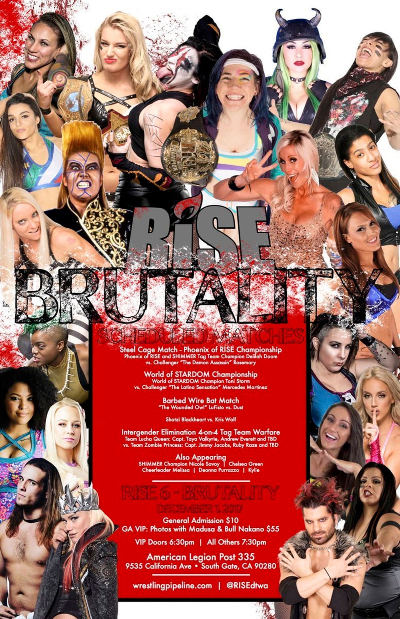 RISE Wrestling. RISE 6 Brutality preview 2
