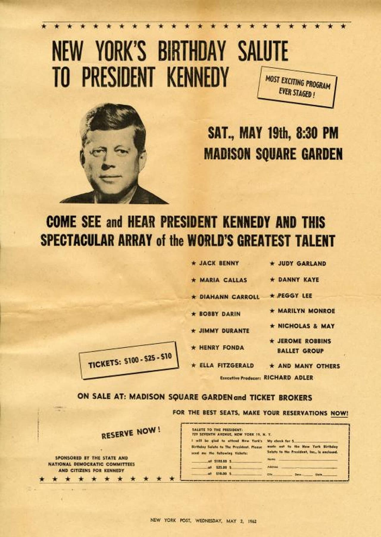 President Kennedy's Birthday Salute preview 1