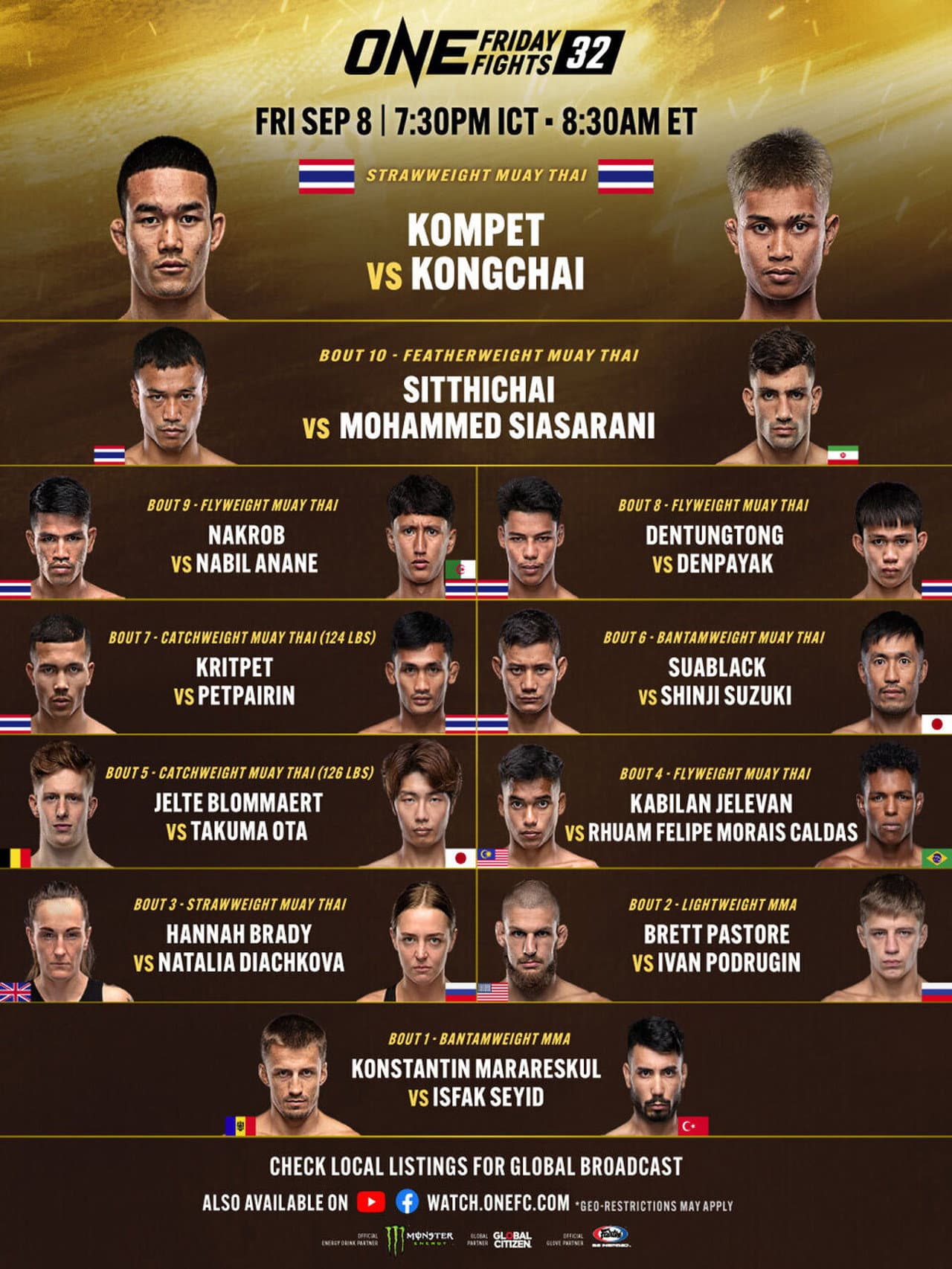 ONE Friday Fights 32: Kompetch vs. Kongchai preview 1